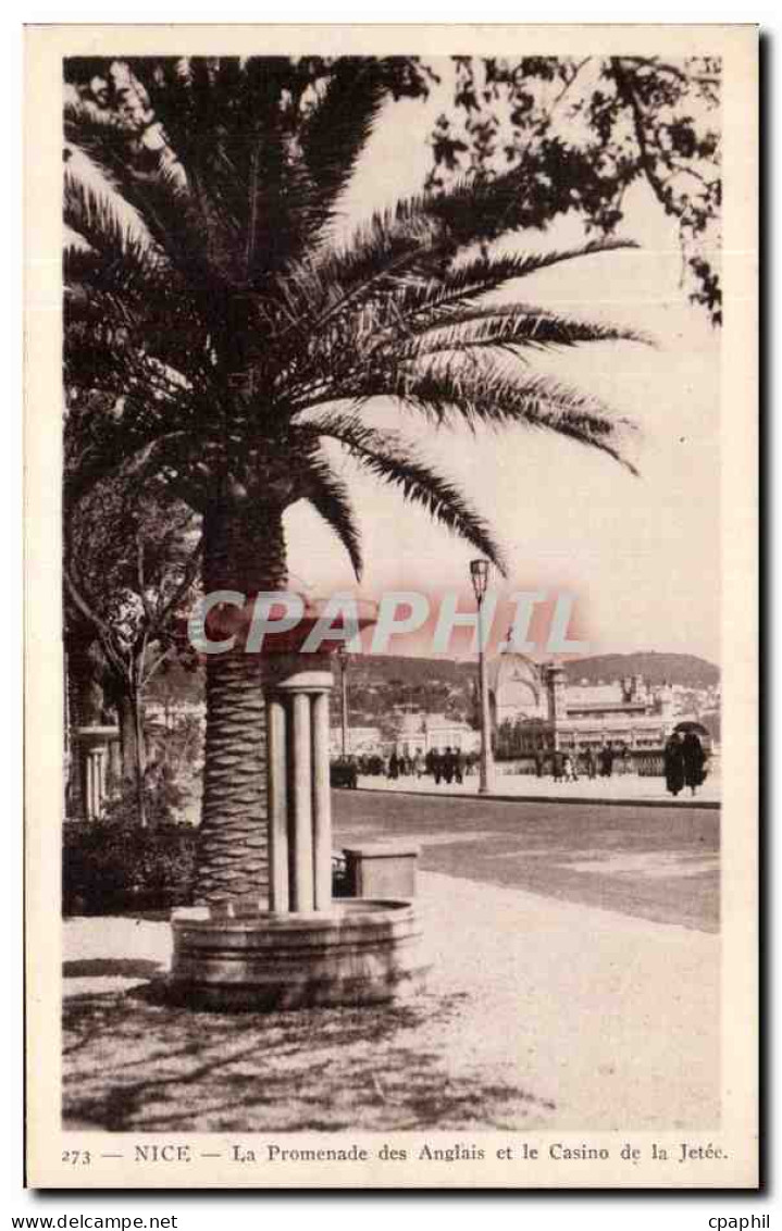 CPA Nice La Promenade Des Anglais Et Le Casino De La Jetee