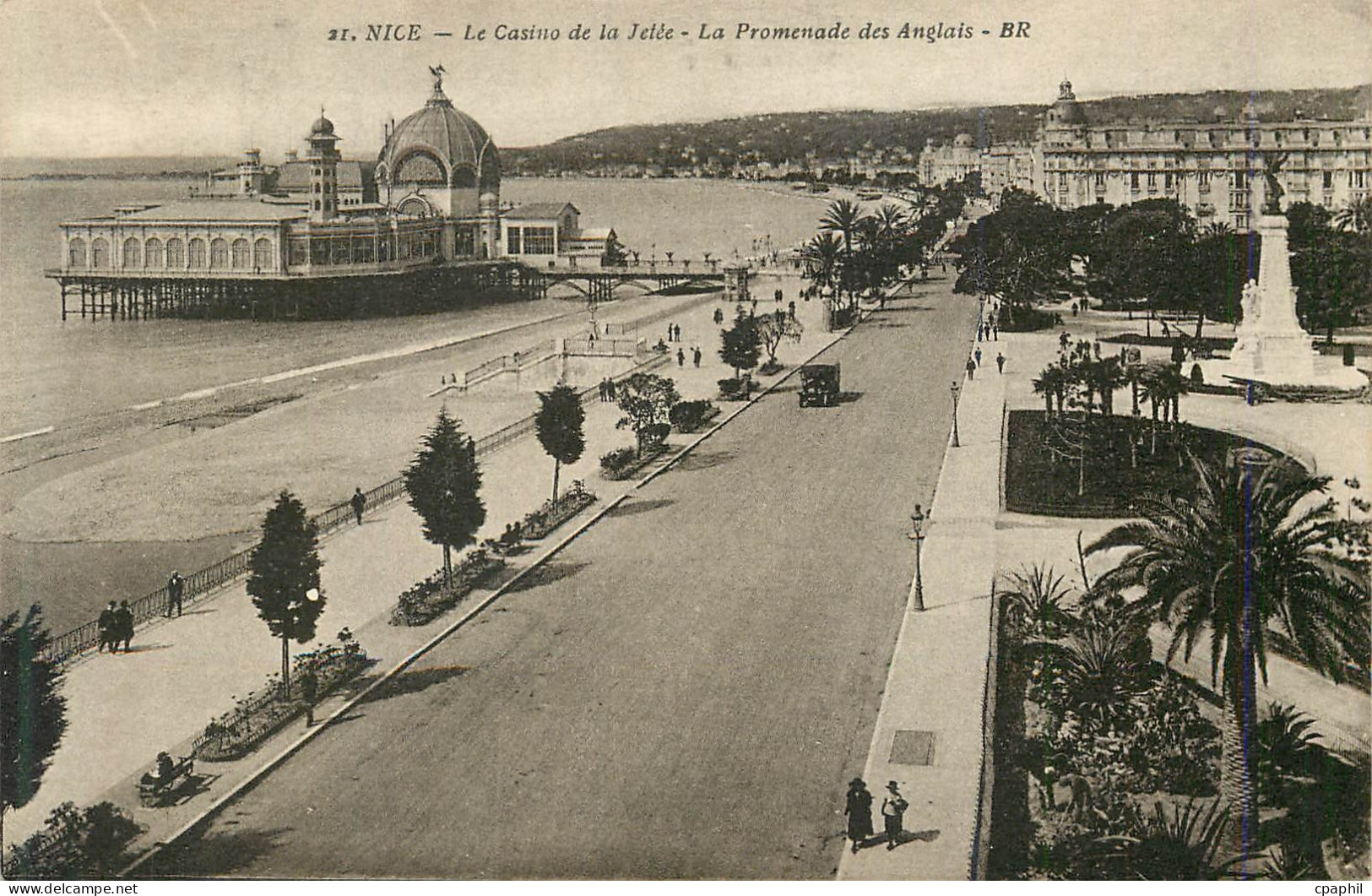 CPA Nice Le Casino de la Jetee La Promenade des Anglais