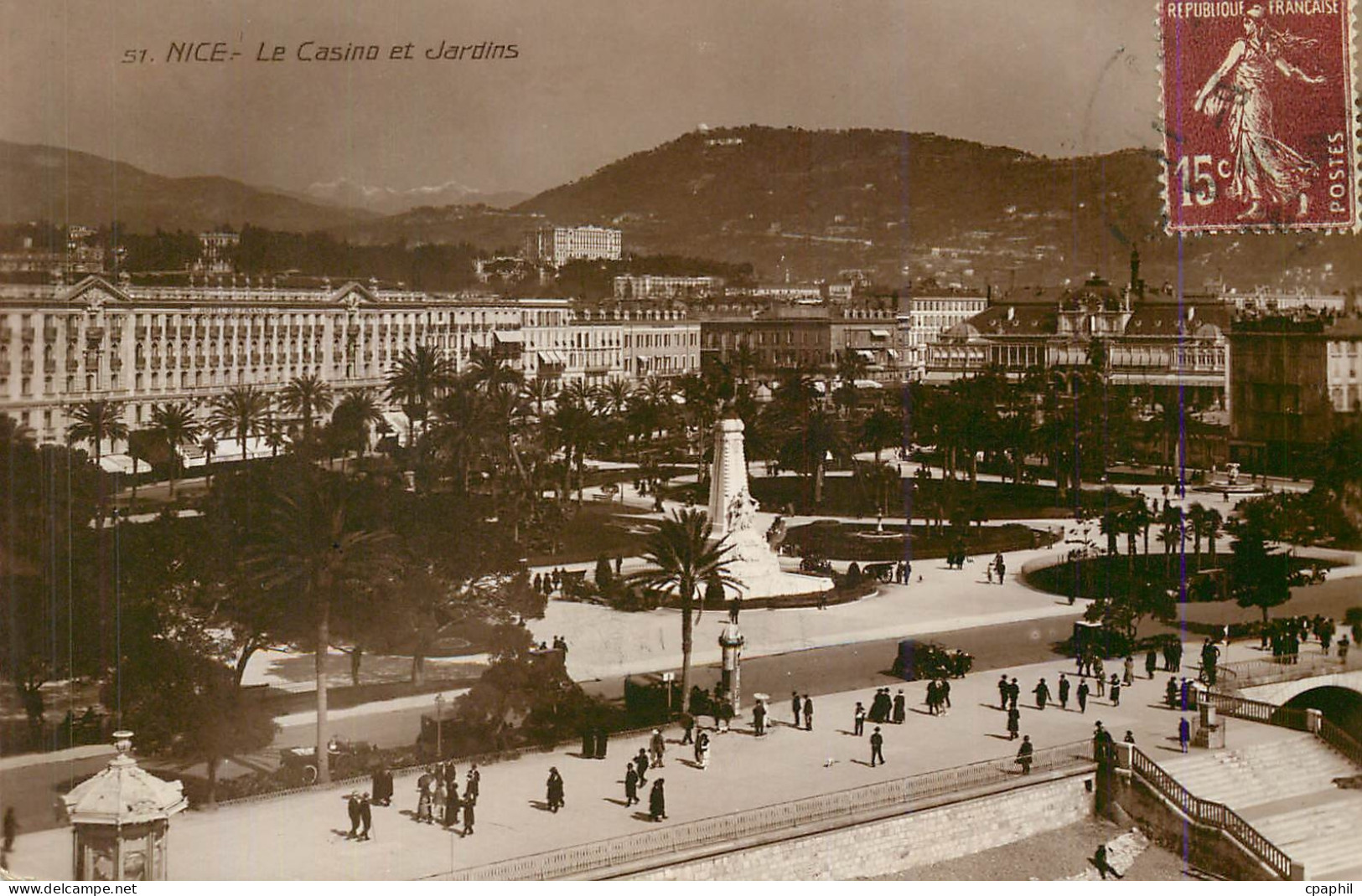 CPA Nice Le Casino et Jardins