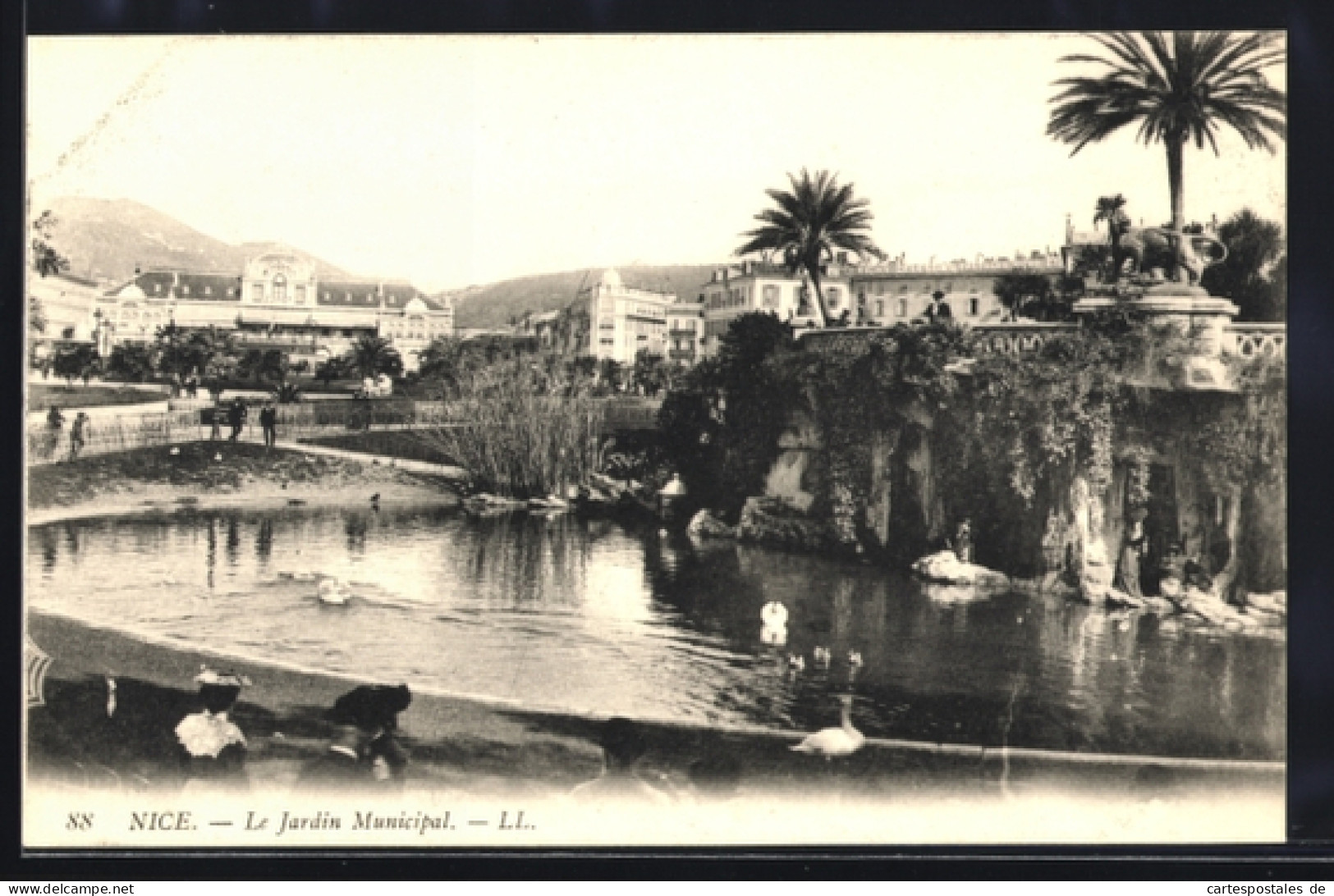 CPA Nice, Le Jardin Municipal