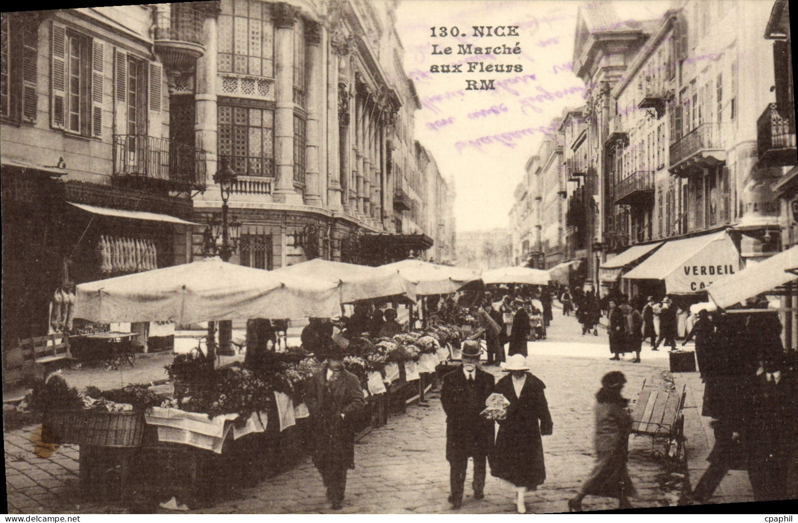 CPA Nice Le Marche aux Fleurs