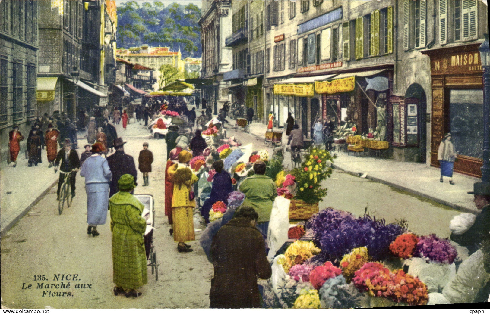 CPA Nice Le Marche aux Fleurs