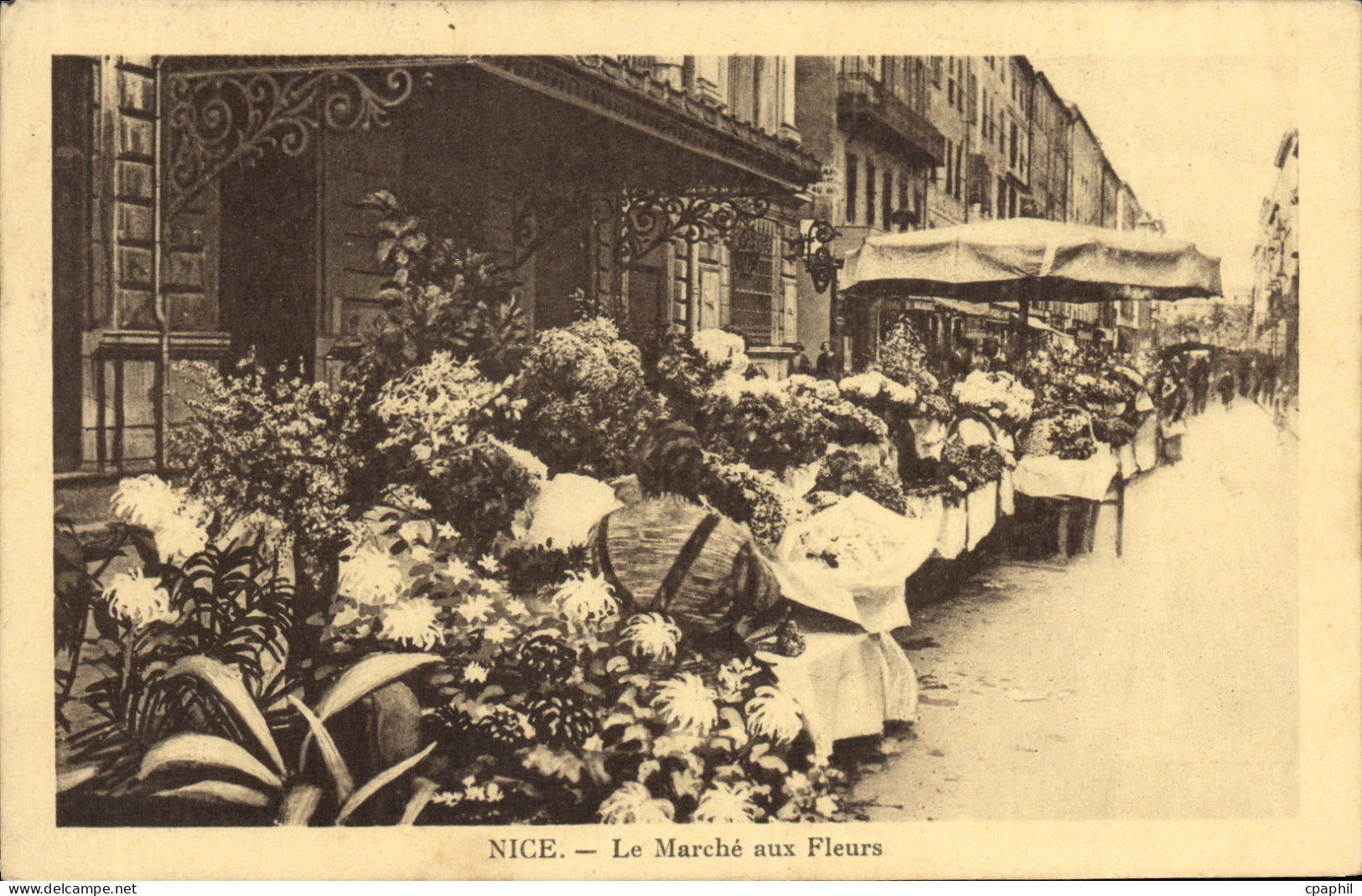 CPA Nice Le Marche aux Fleurs