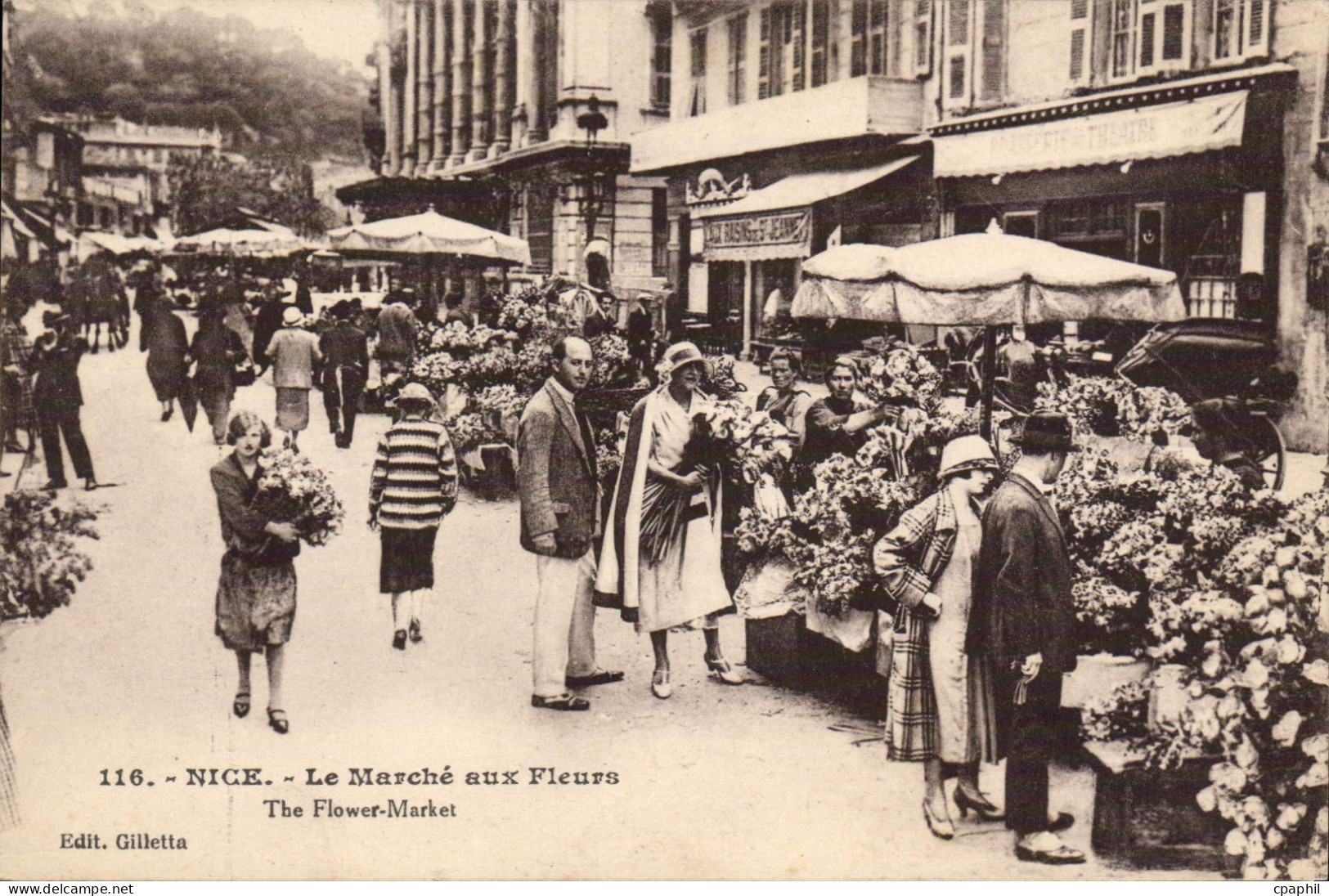 CPA Nice Le Marché Aux Fleurs