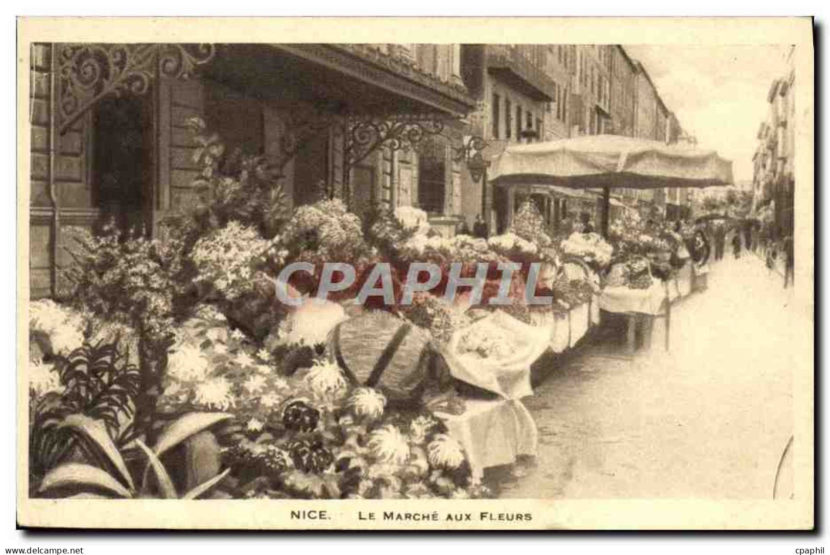 CPA Nice Le Marche aux Fleurs