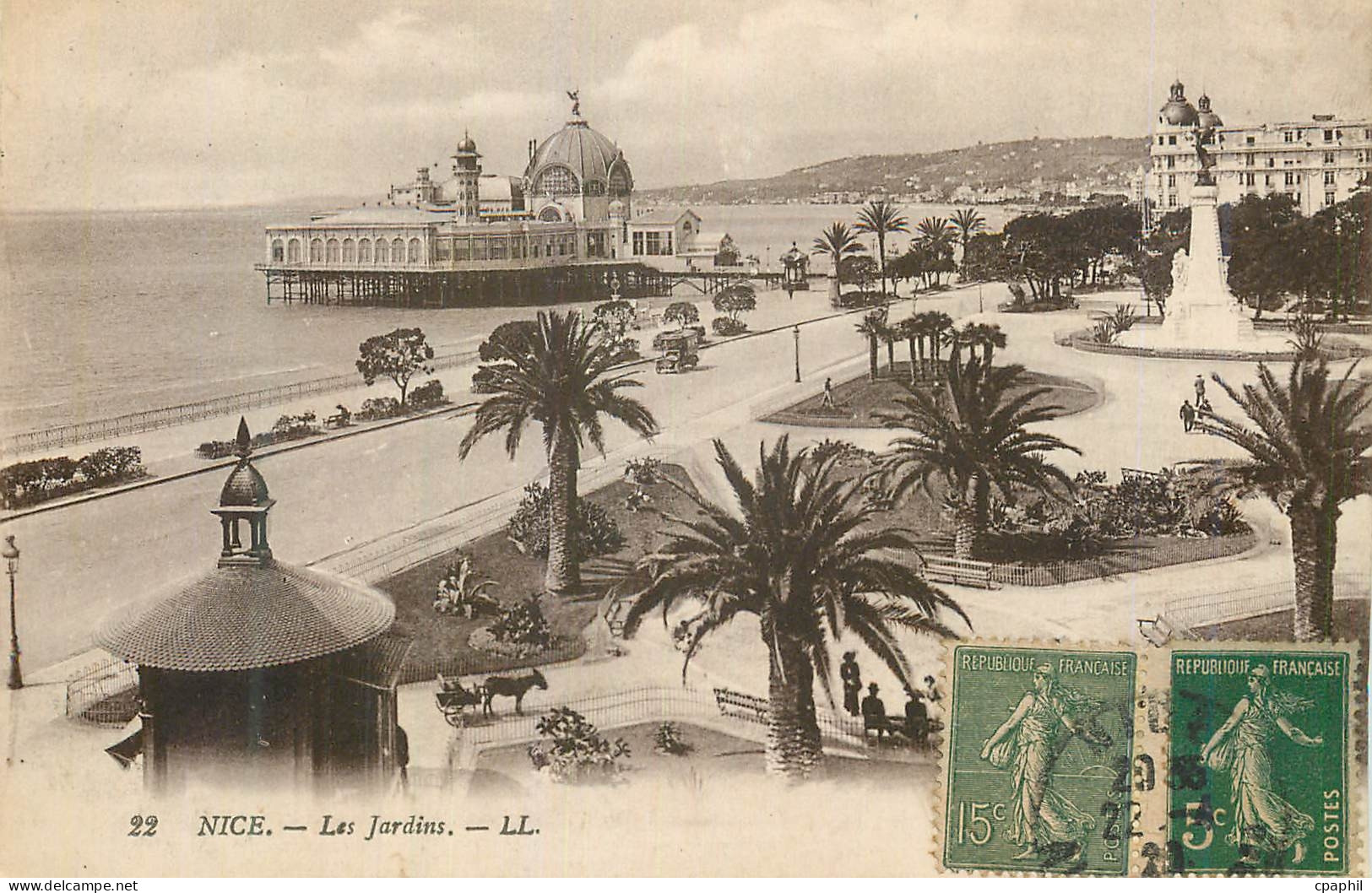 CPA Nice Les Jardins