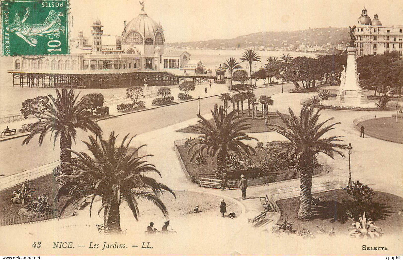 CPA Nice Les Jardins