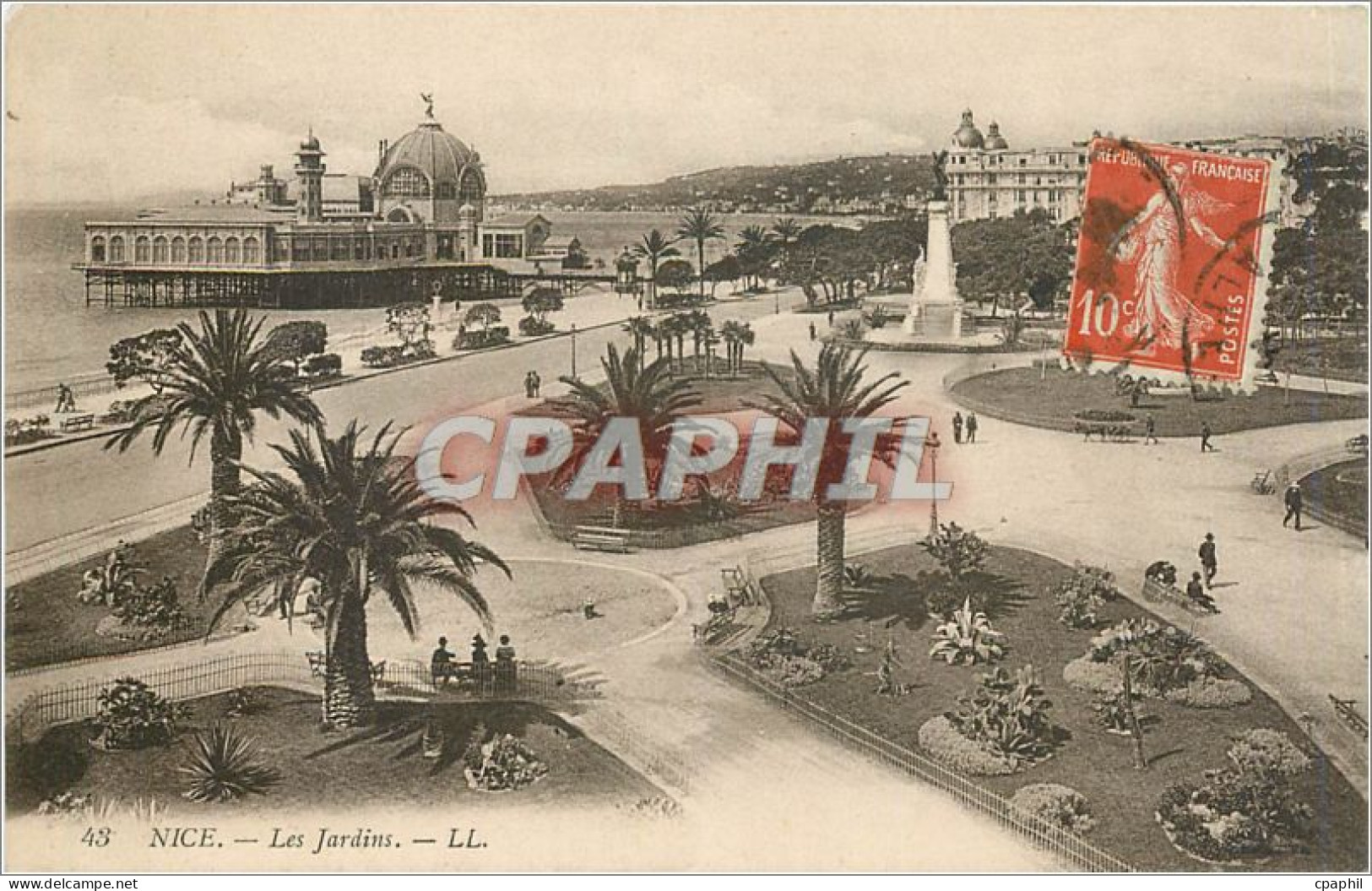 CPA Nice Les Jardins