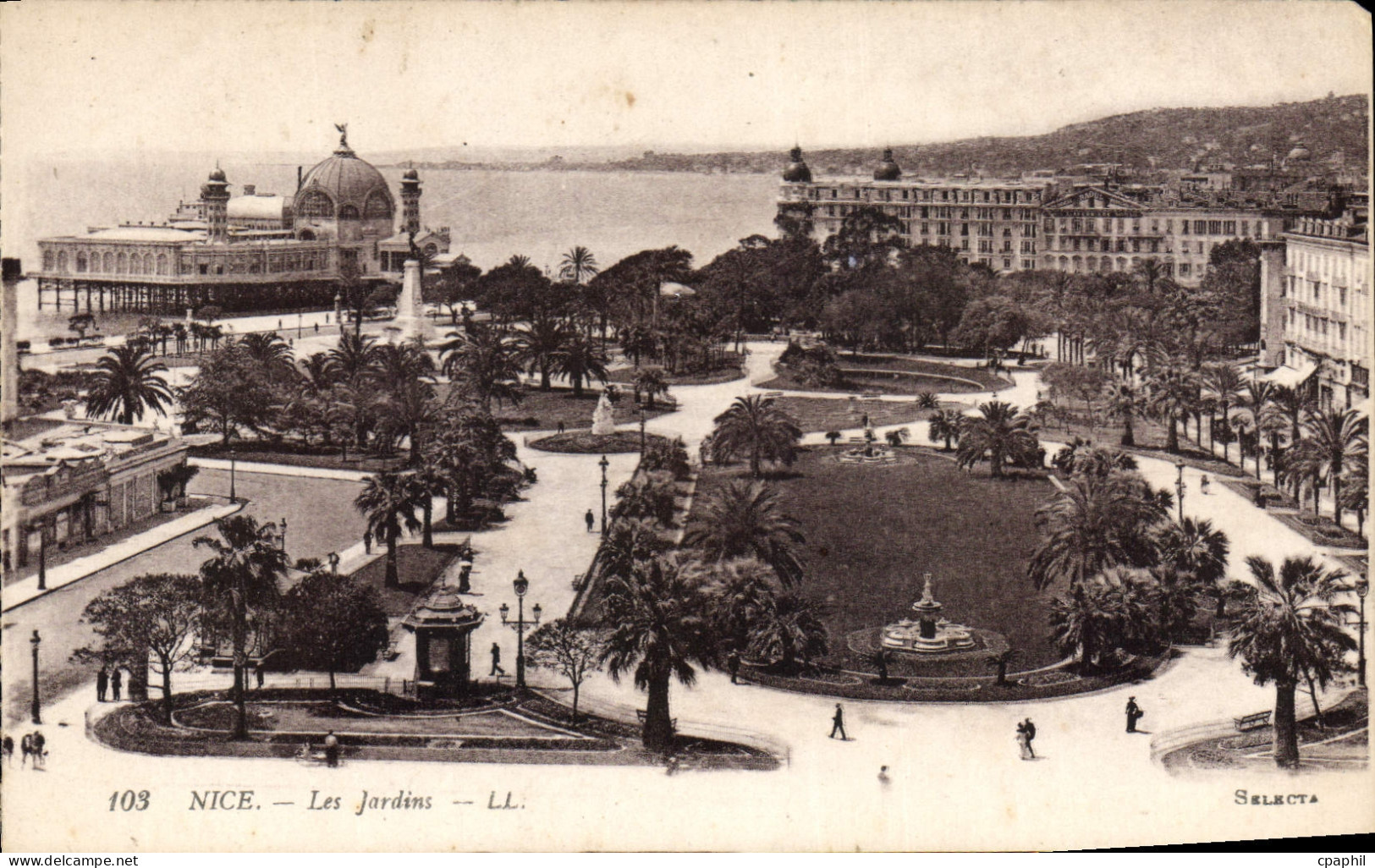CPA Nice Les Jardins