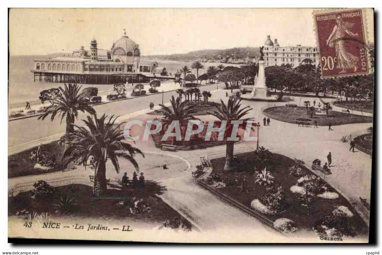 CPA Nice Les Jardins