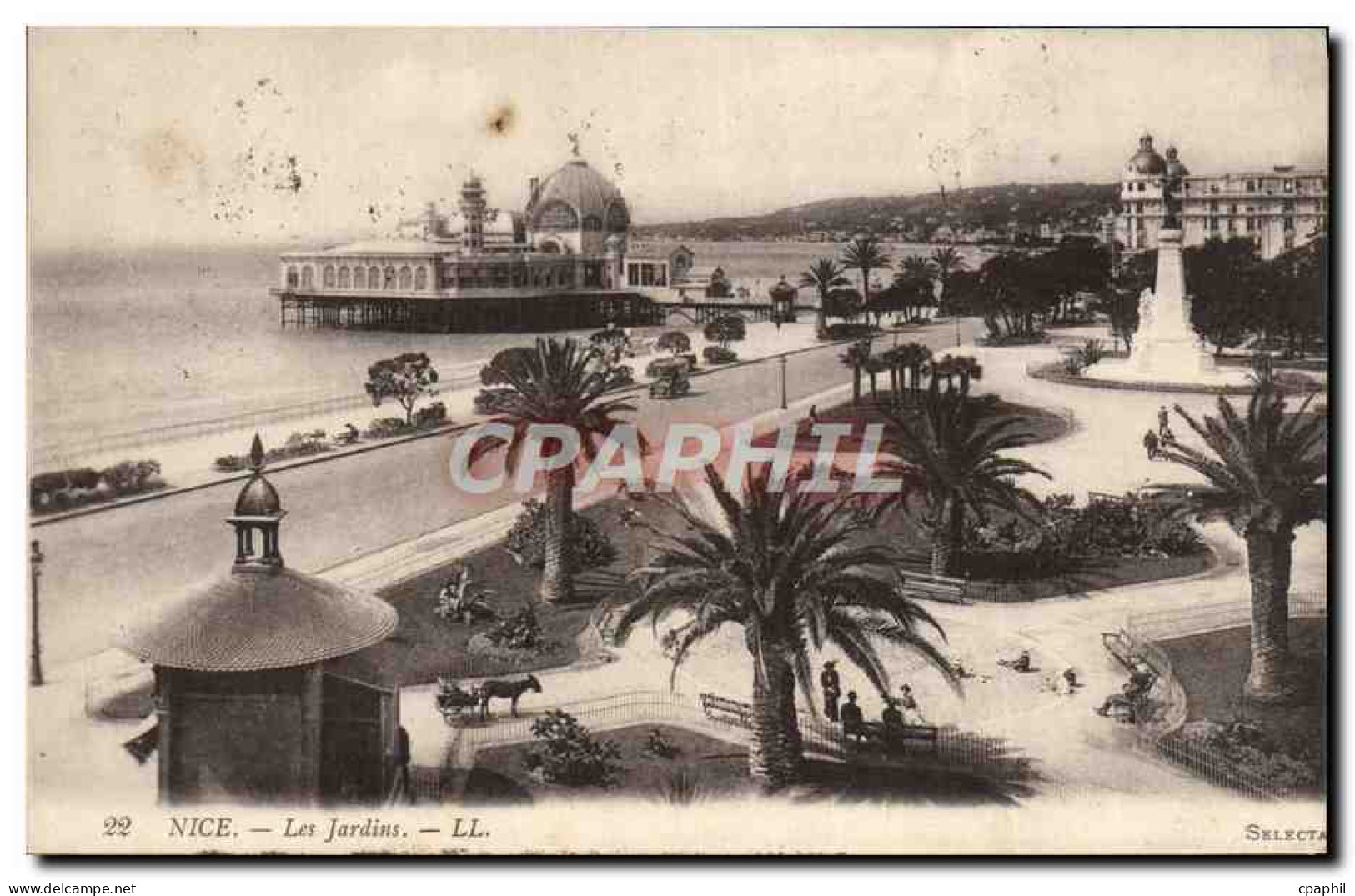 CPA Nice Les Jardins