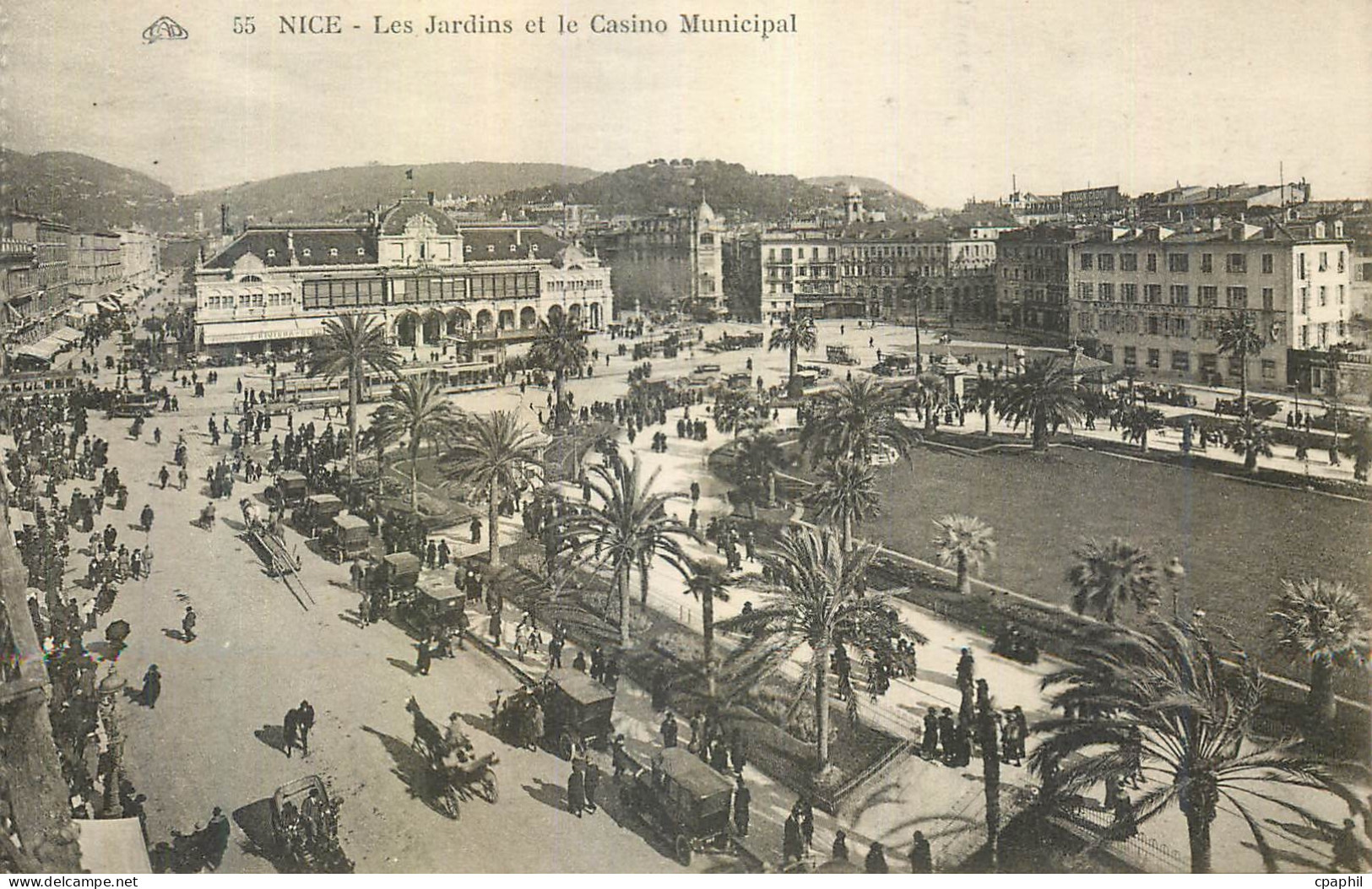 CPA Nice les Jardins et le Casino