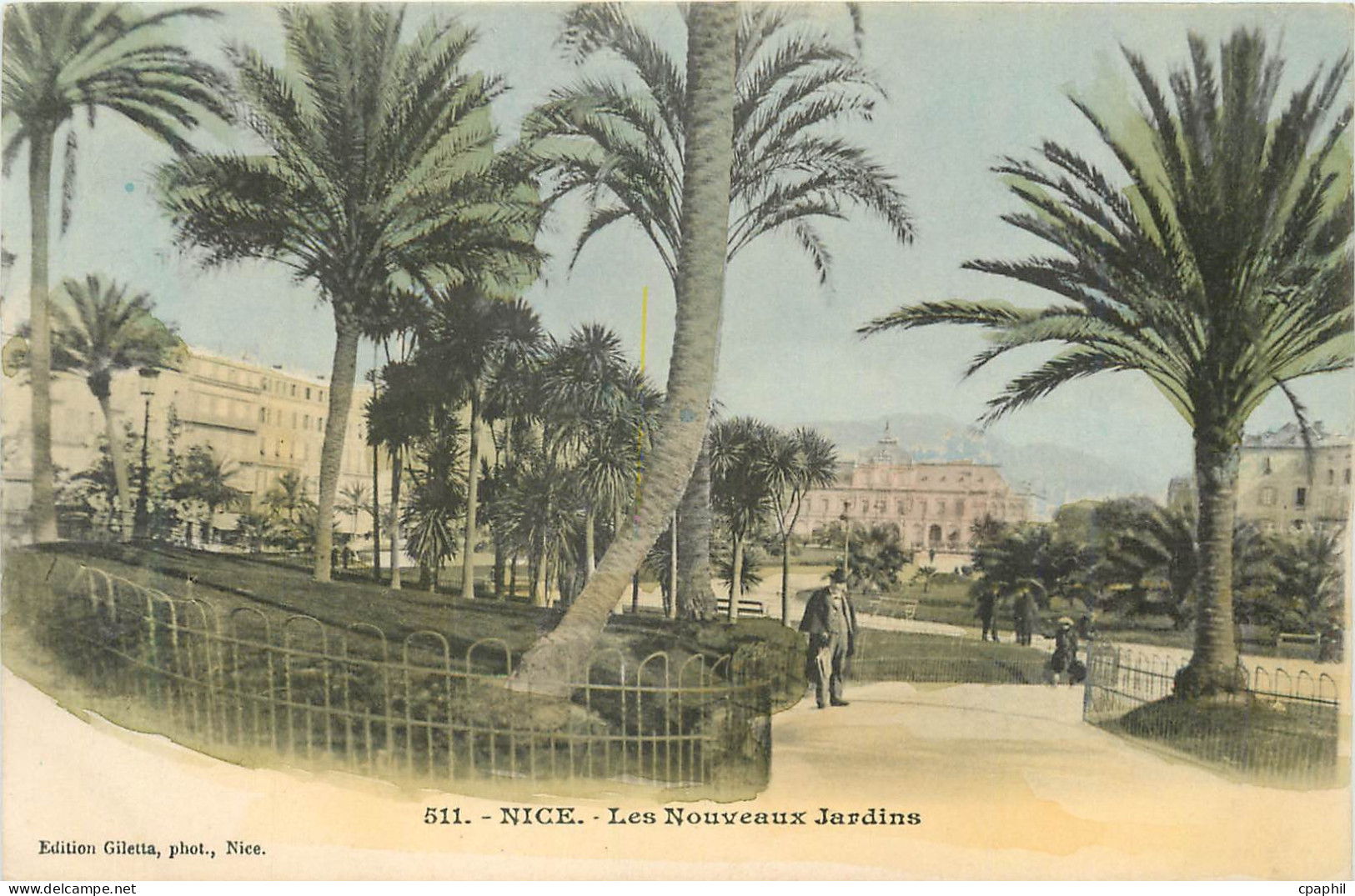 CPA Nice Les Nouveaux Jardins