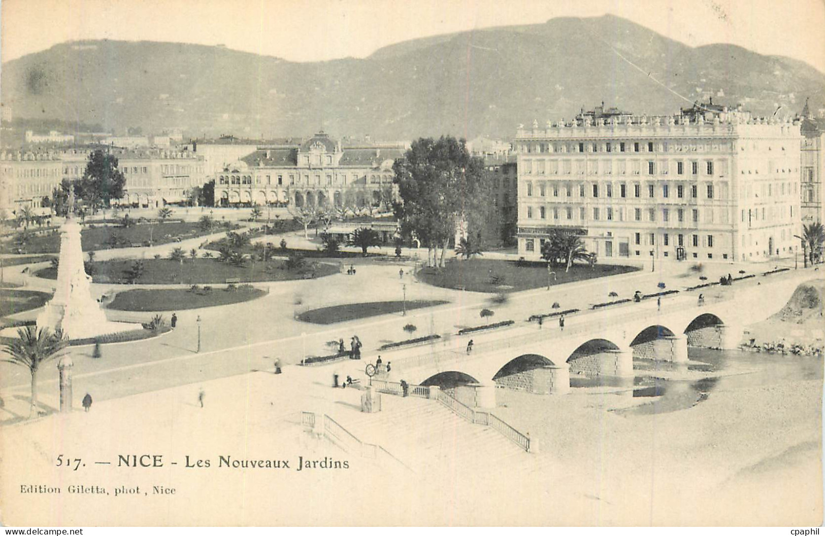 CPA Nice les Nouveaux Jardins