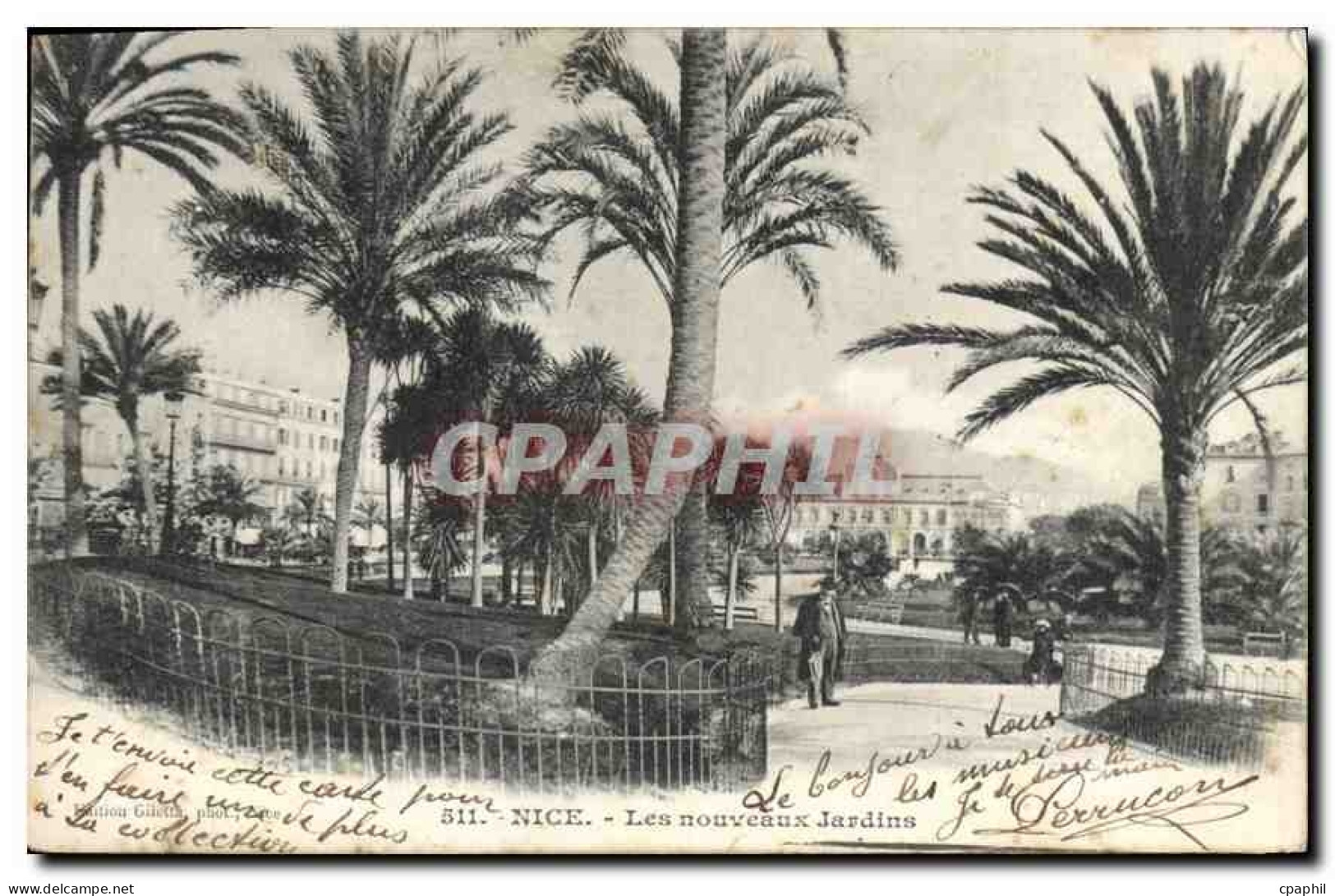 CPA Nice les nouveaux Jardins