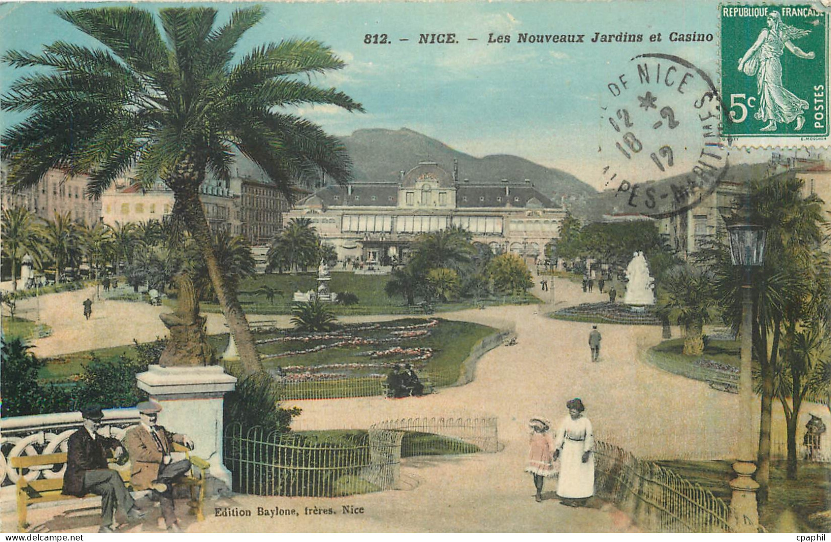 CPA Nice Les Nouveaux Jardins et Casino