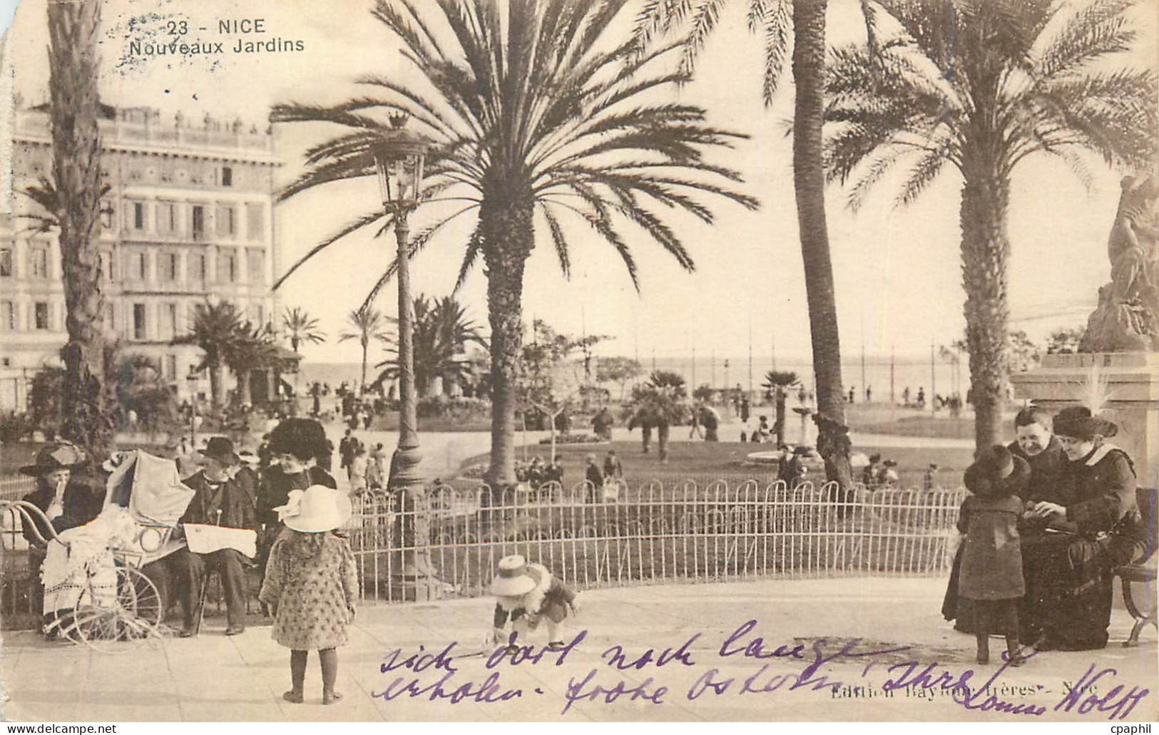 CPA Nice nouveau Jardin