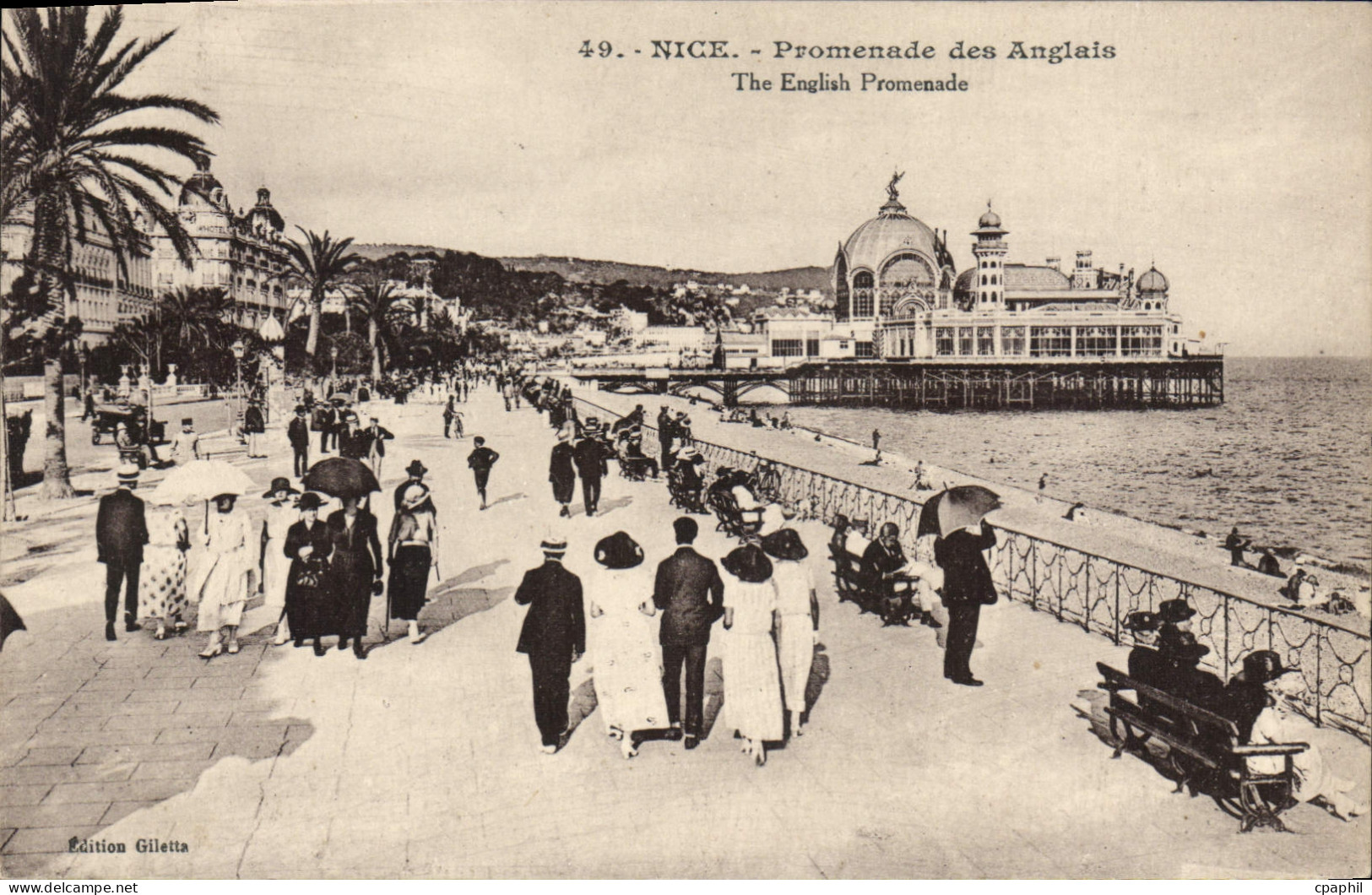 CPA Nice Promenade des Anglais