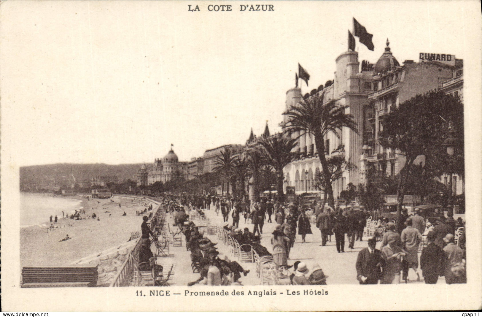 CPA Nice Promenade des Anglais Les Hotels