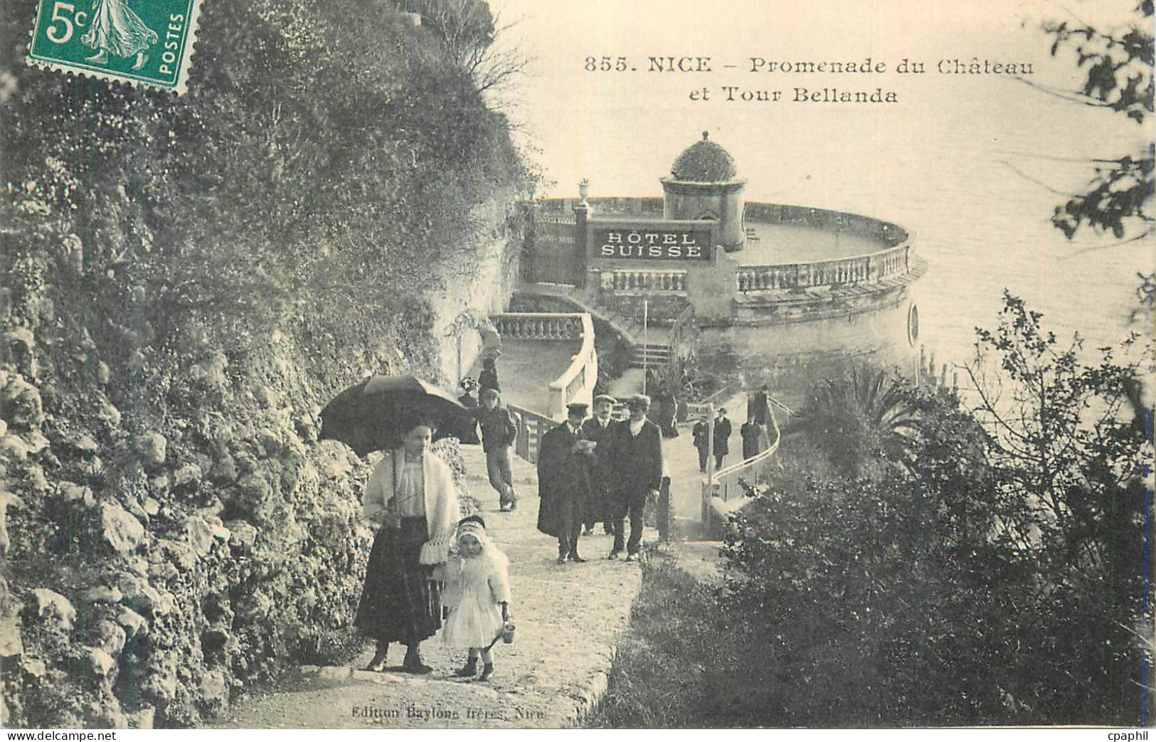 CPA Nice Promenade du Chateau