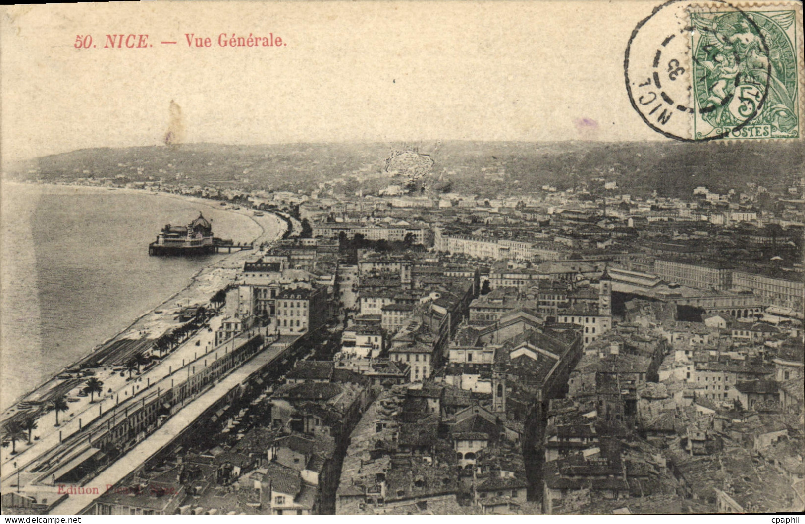CPA Nice Vue Generale