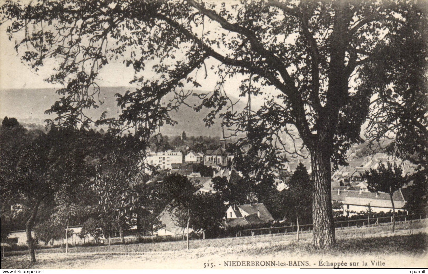 CPA Niederbronn Les Bains Echappee Sur La Ville