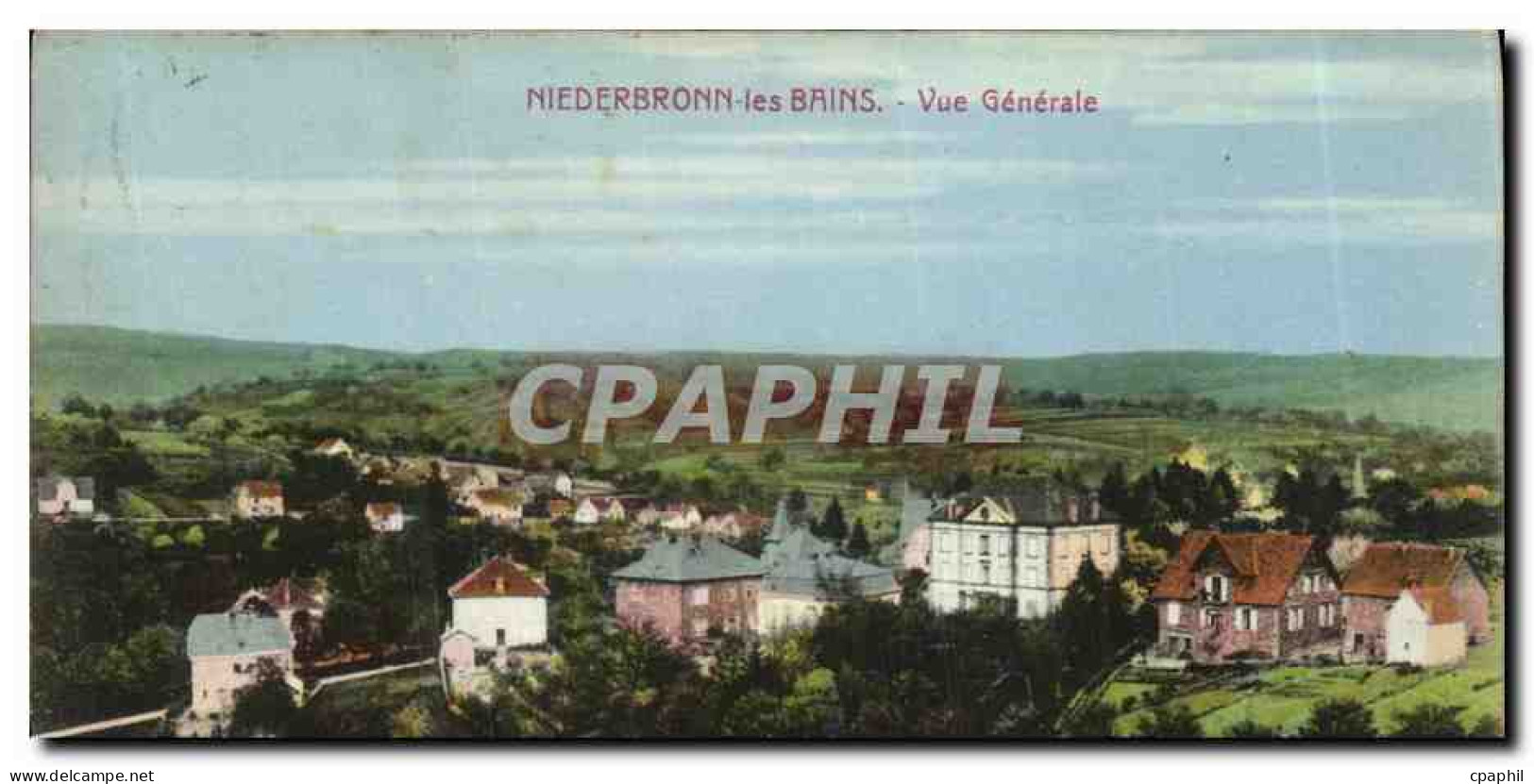 CPA Niederbronn les Bains Vue Generale