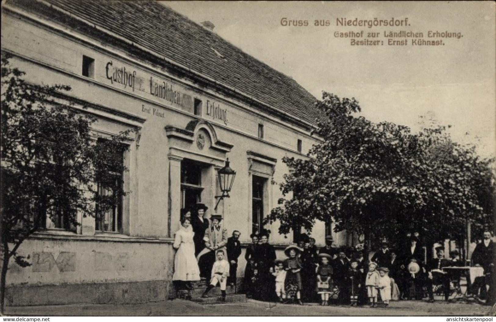 CPA Niedergörsdorf Brandenburg, Gasthof zur Ländlichen Erholung