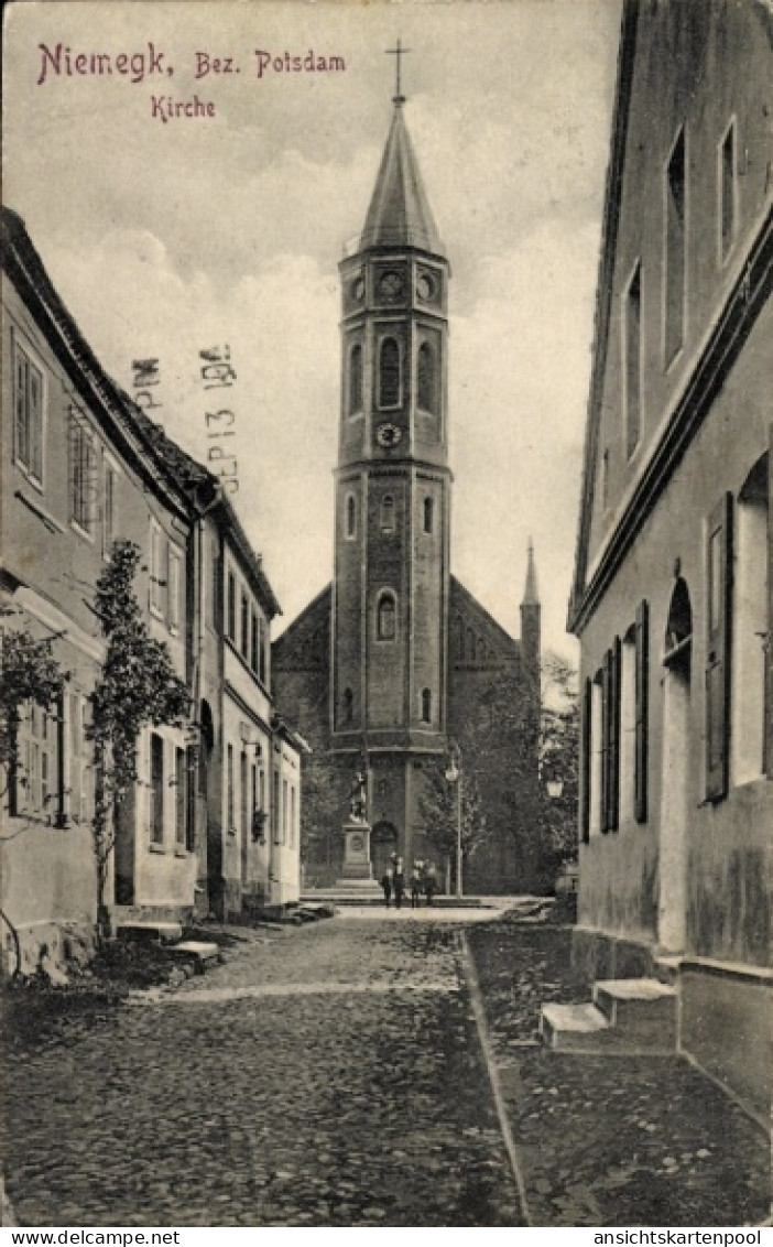 CPA Niemegk im Kreis Belzig in Brandenburg, Kirche