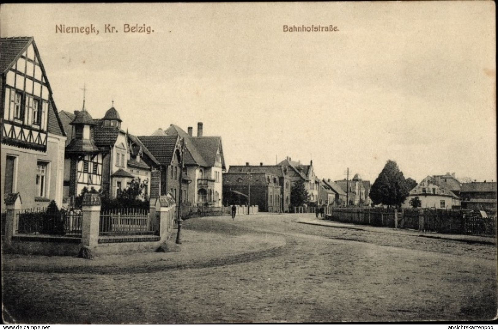 CPA Niemegk in Brandenburg, Bahnhofstraße