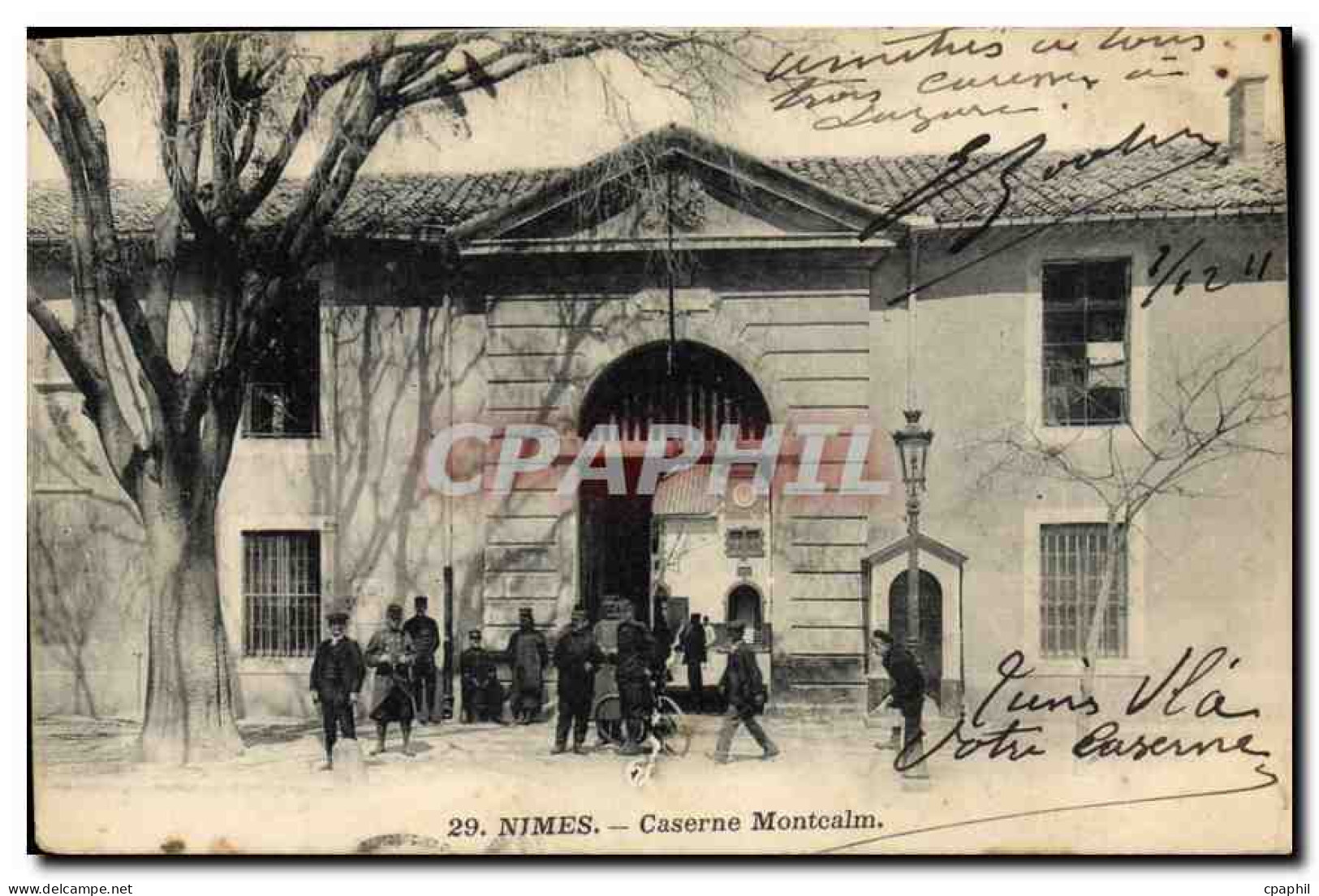 CPA Nimes Caserne Montcalm