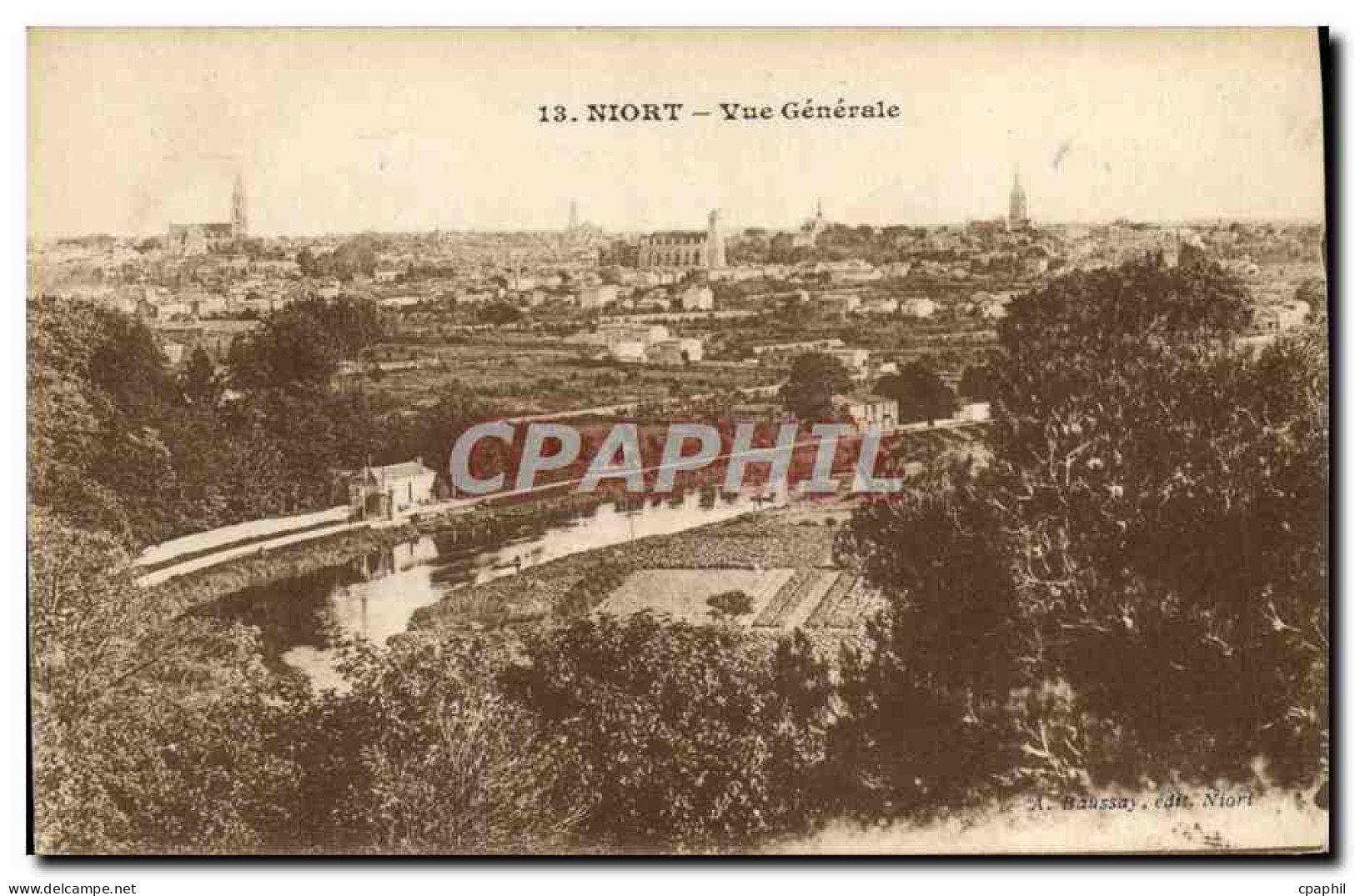 CPA Niort Vue Generale