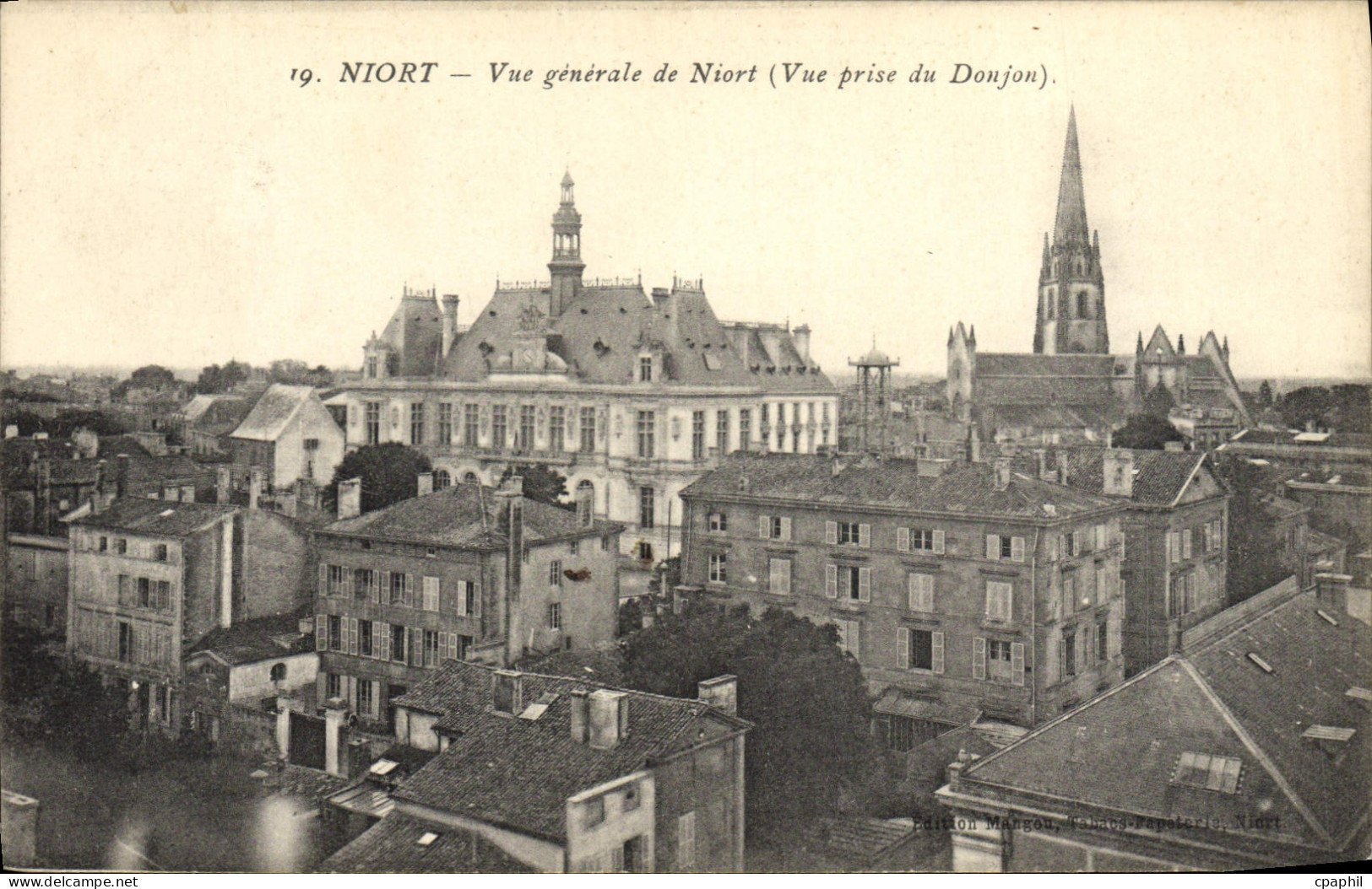 CPA Niort Vue Generale De Niort Vue prise du donjon