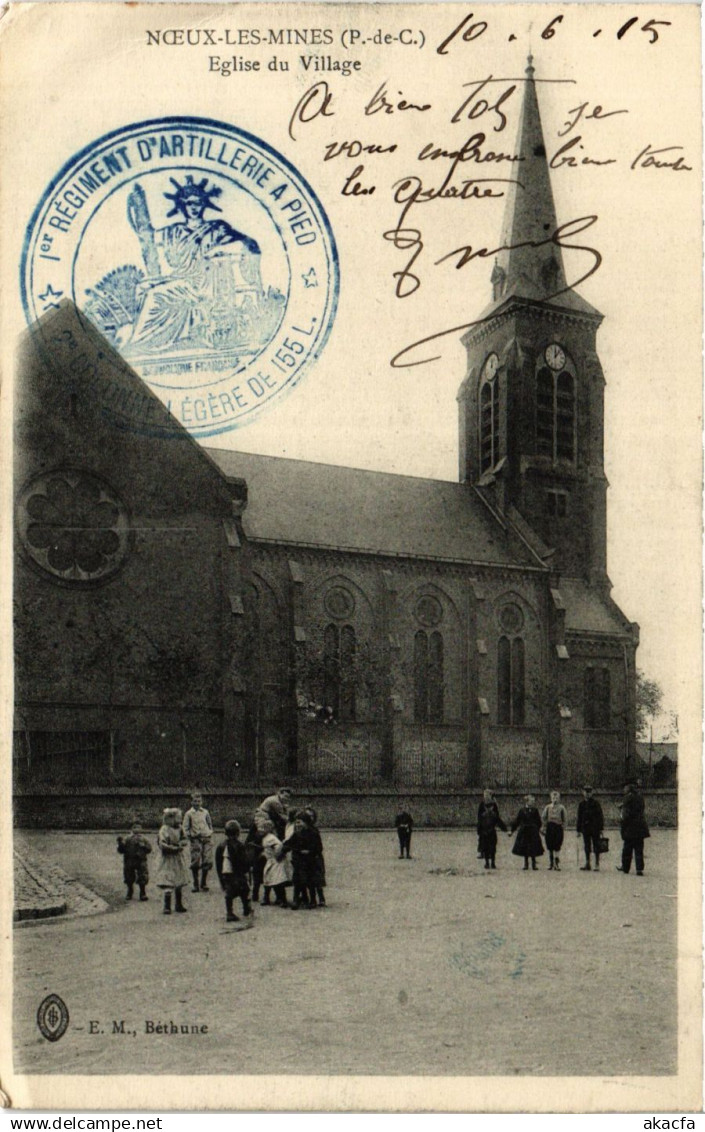 CPA NOEUX-les-MINES Église du Village (406104)