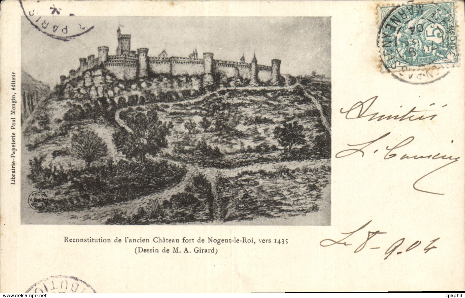 CPA Nogent Le Roi reconstitution De I'Ancien