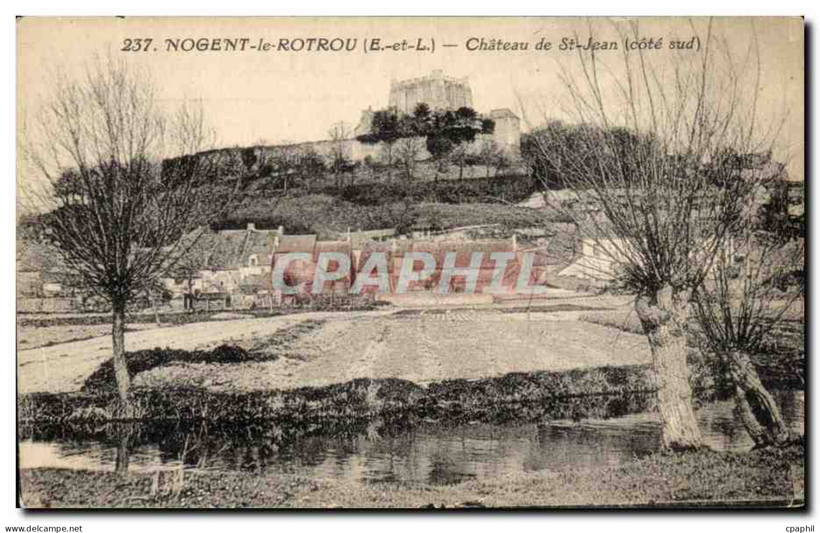 CPA Nogent Le Rotrou Chateau De St Jean