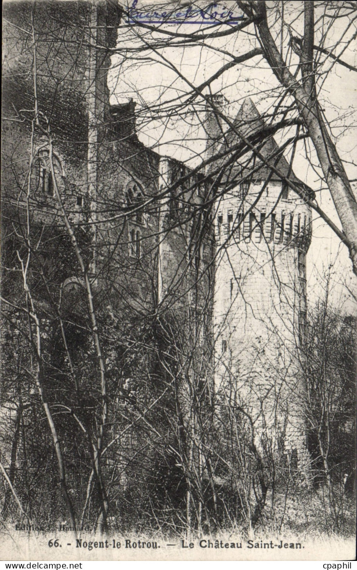 CPA Nogent le Rotrou Le Chateau Saint Jean