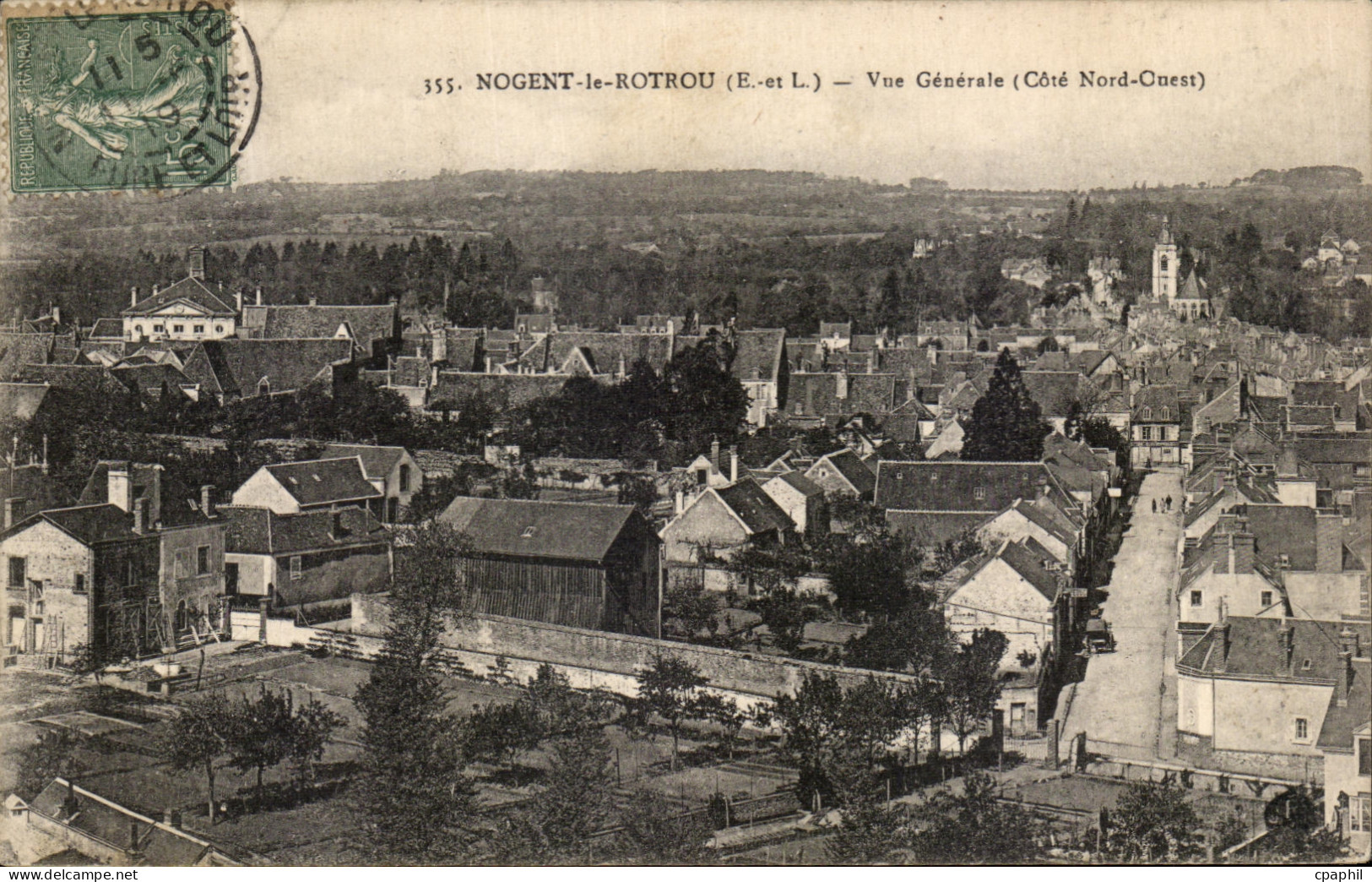 CPA Nogent le Rotrou Vue Generale