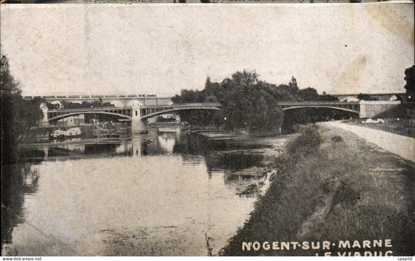 CPA Nogent sur Marne Le viaduc