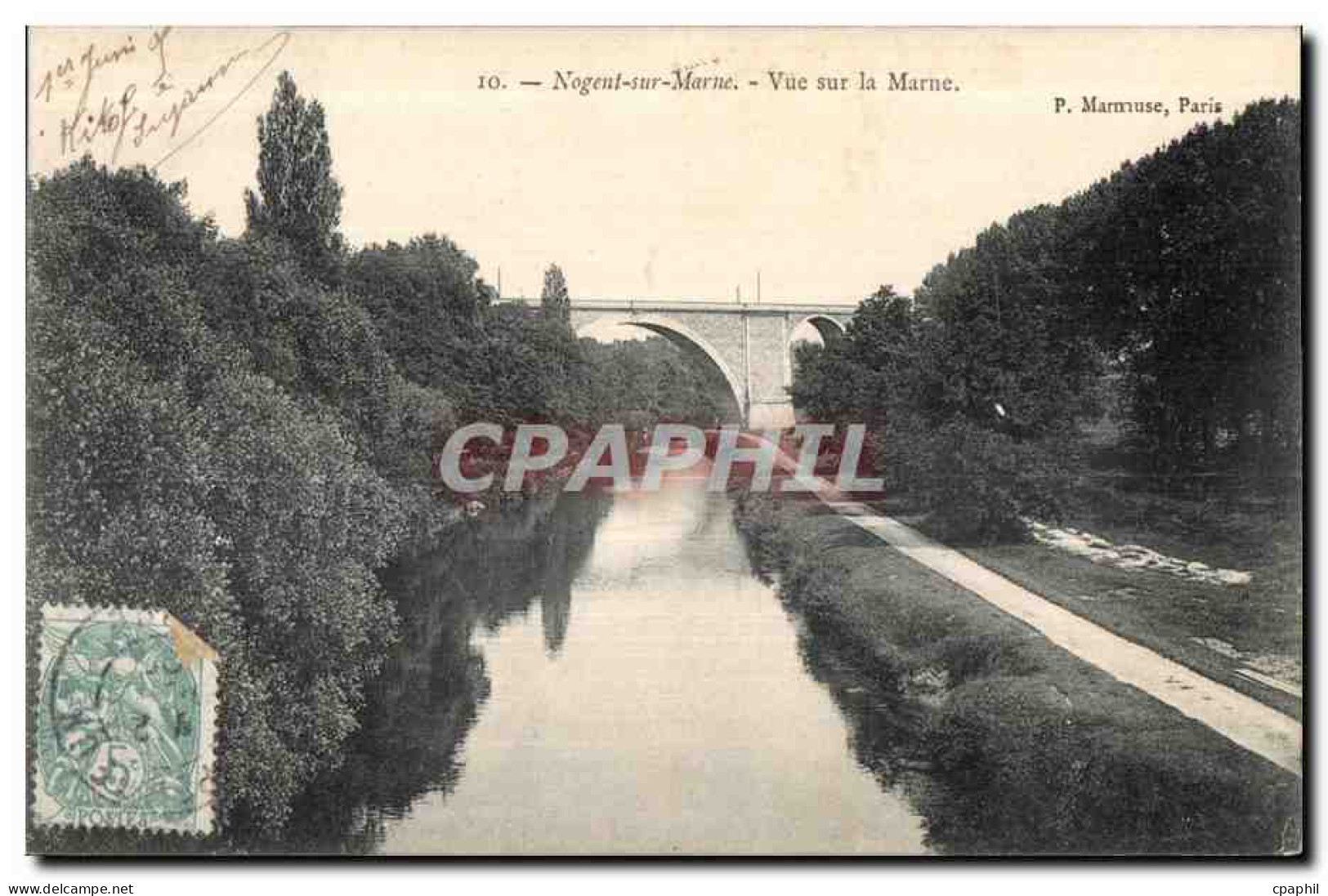 CPA Nogent sur Marne Vue sur la Marne