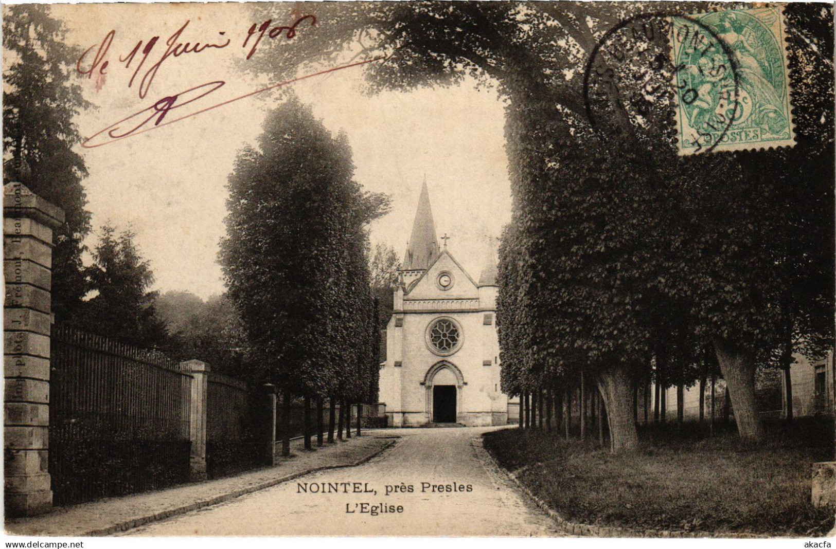 CPA Nointel Eglise (1340366)