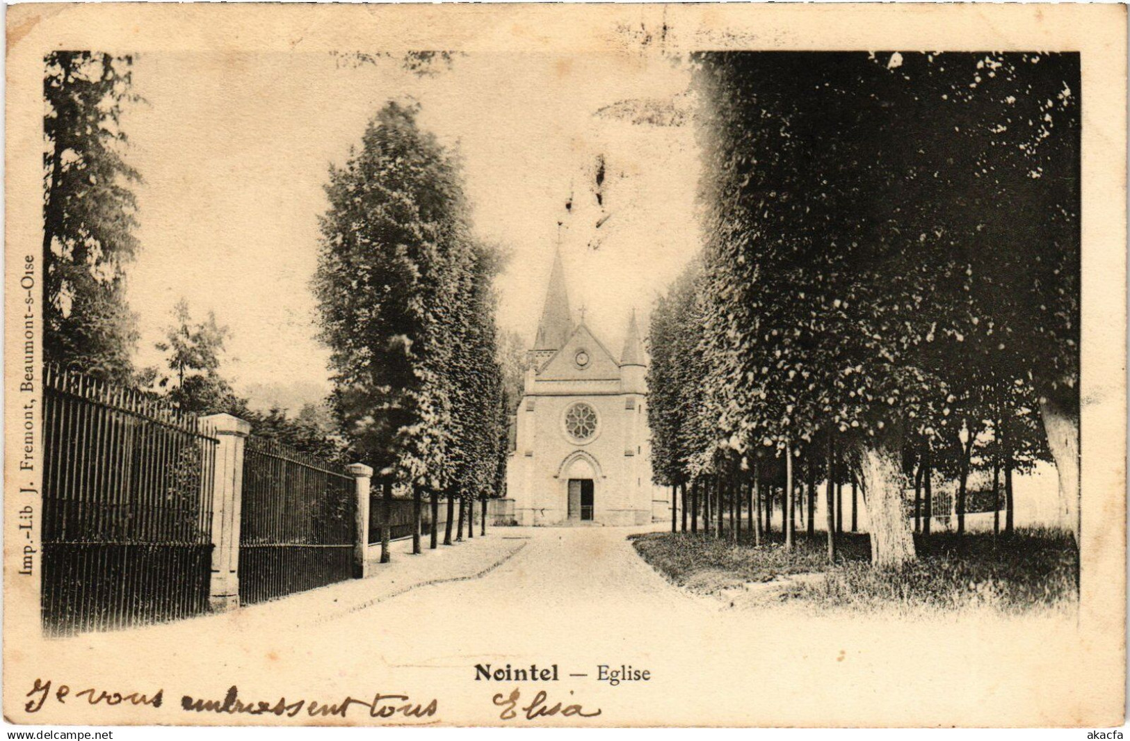 CPA Nointel Eglise FRANCE (1307771)