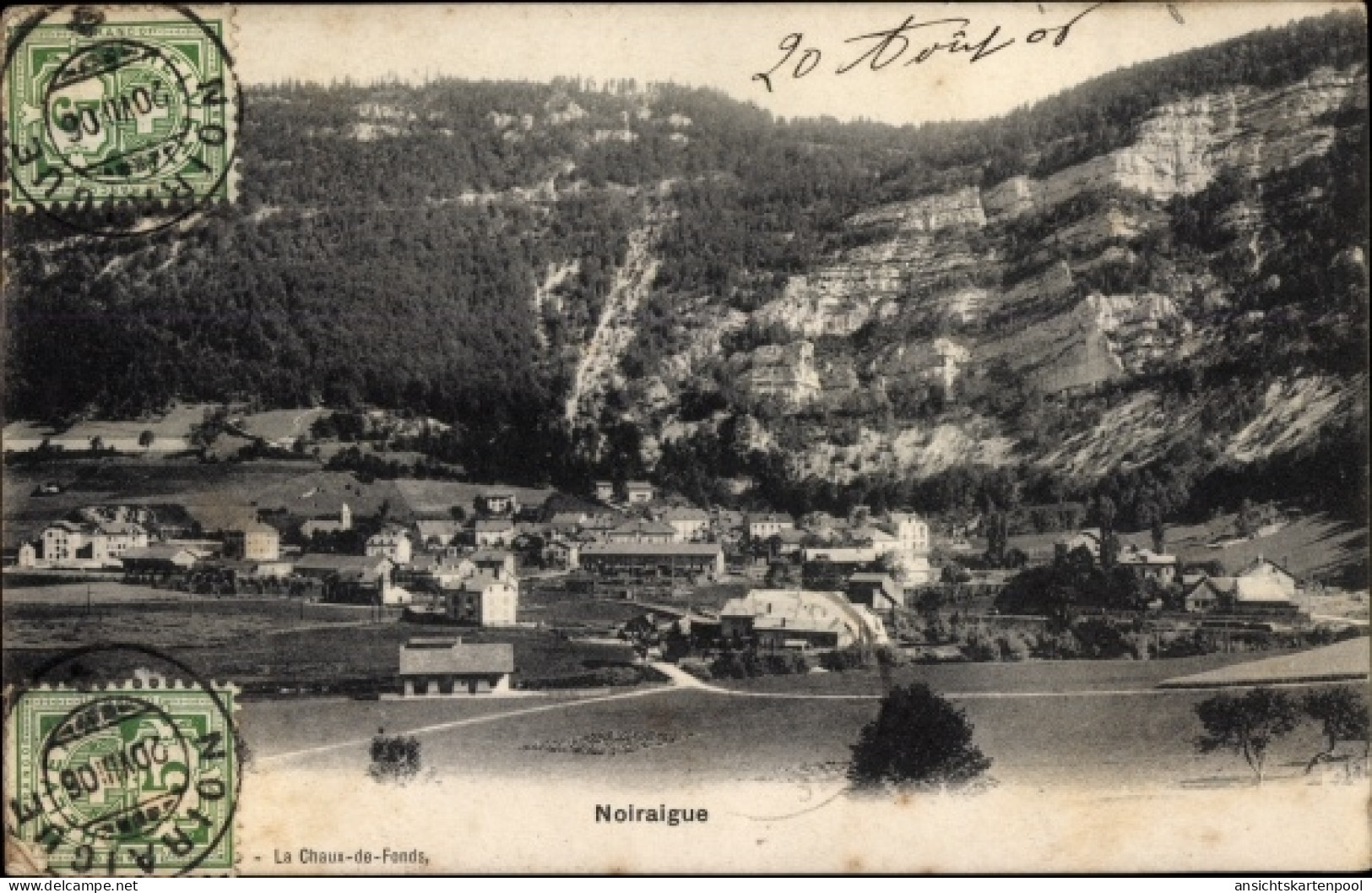 CPA Noiraigue Kanton Neuenburg, Gesamtansicht