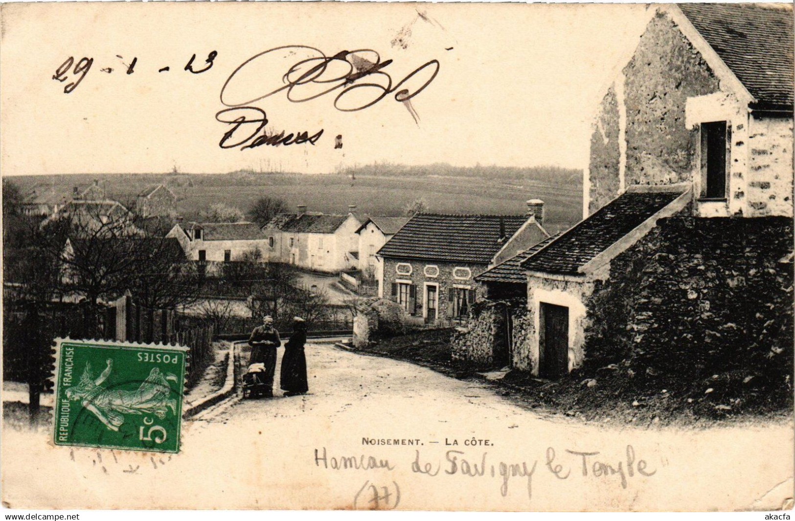 CPA Noisement La Coté hameau de savigny-le-temple (1275947)