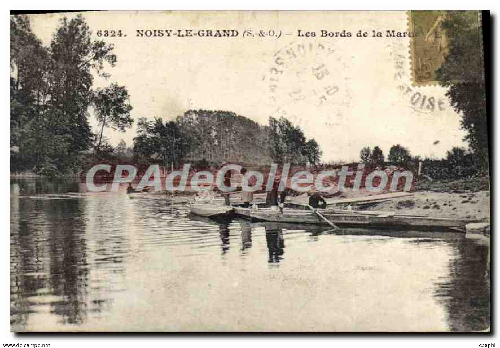 CPA Noisy Le Grand Les Bords de la Mar