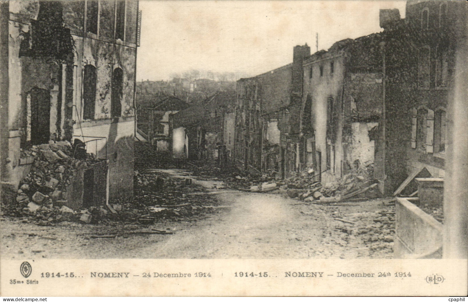 CPA Nomeny 24 decembre 1914 Militaria