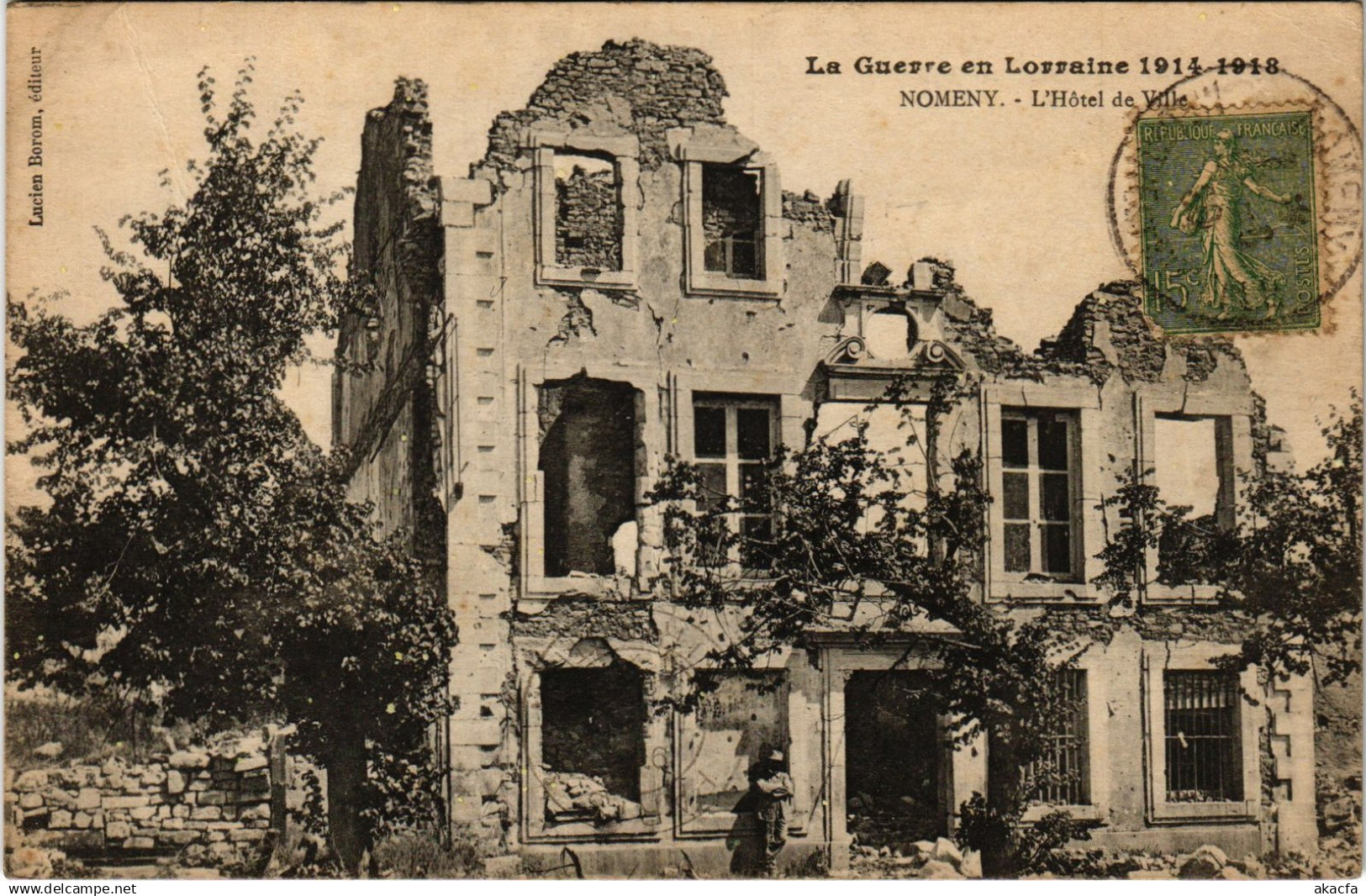 CPA Nomeny Hotel de Ville (1470040)