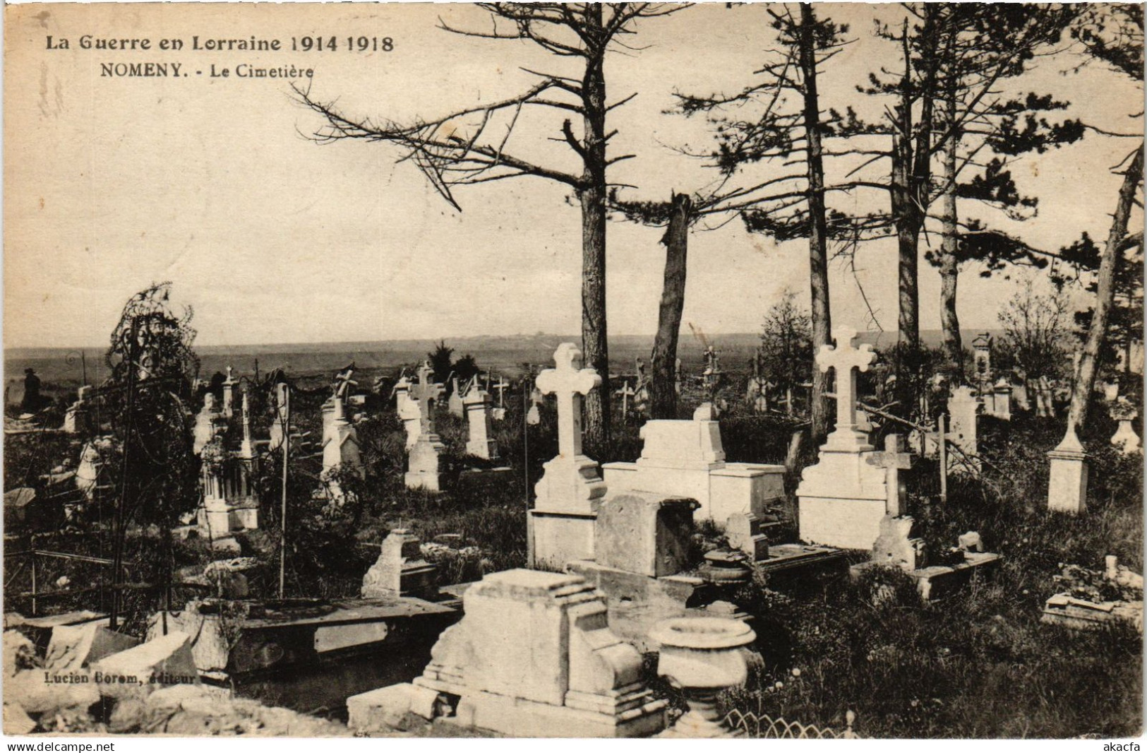 CPA Nomeny le cimetiere (1470016)