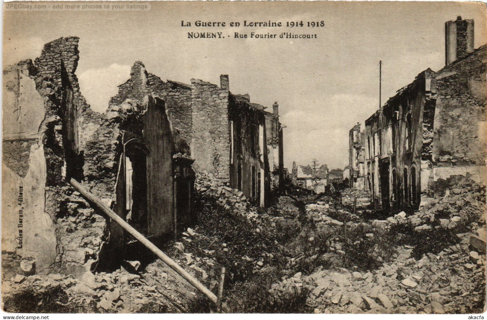 CPA Nomeny Rue Fourier d'Hincourt (1472336)