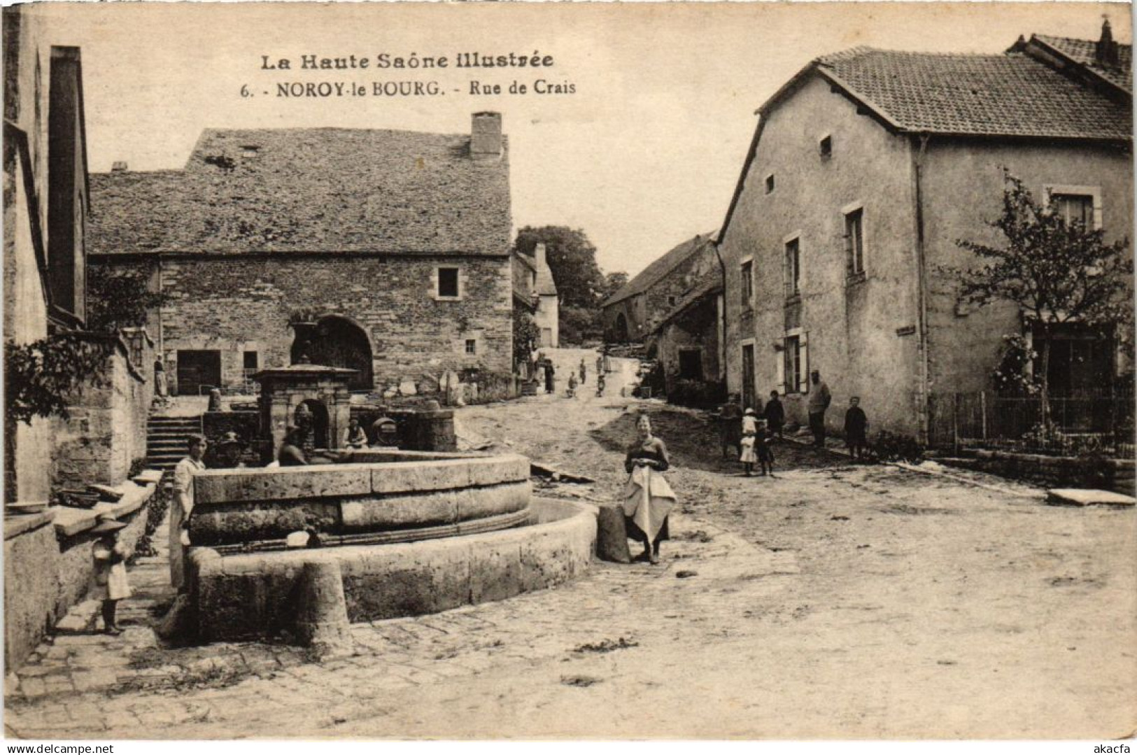 CPA Noroy-le-Bourg Rue de Crais (1273679)